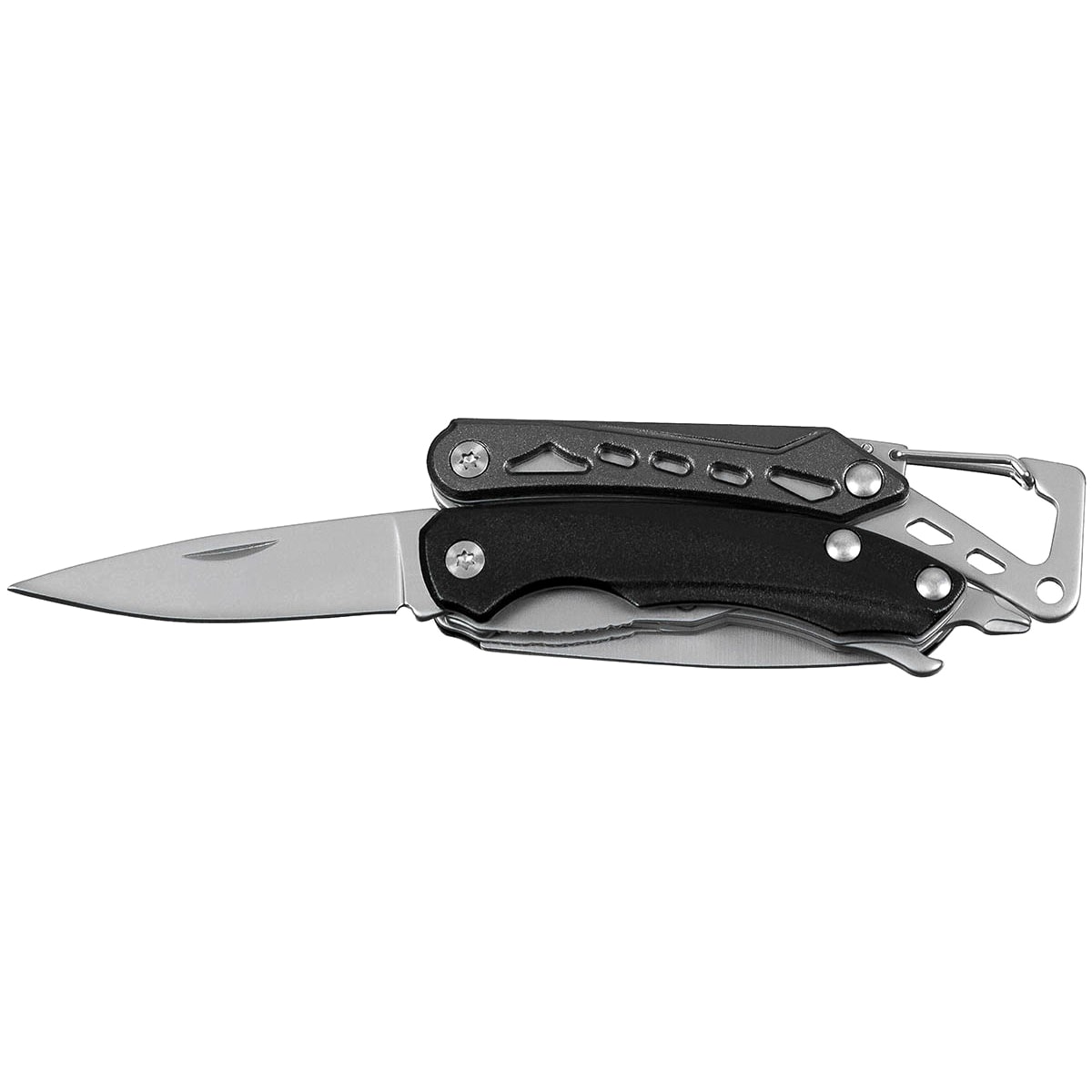 MFH - MFH Fox Outdoor Mini Multitool mit Karabiner - Black