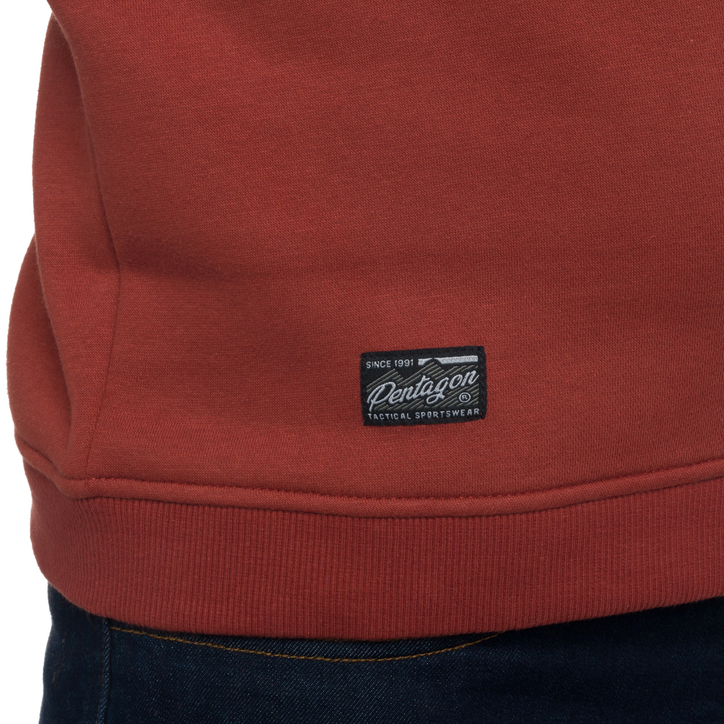 Pentagon - Hawk Blank Sweatshirt - Maroon Red