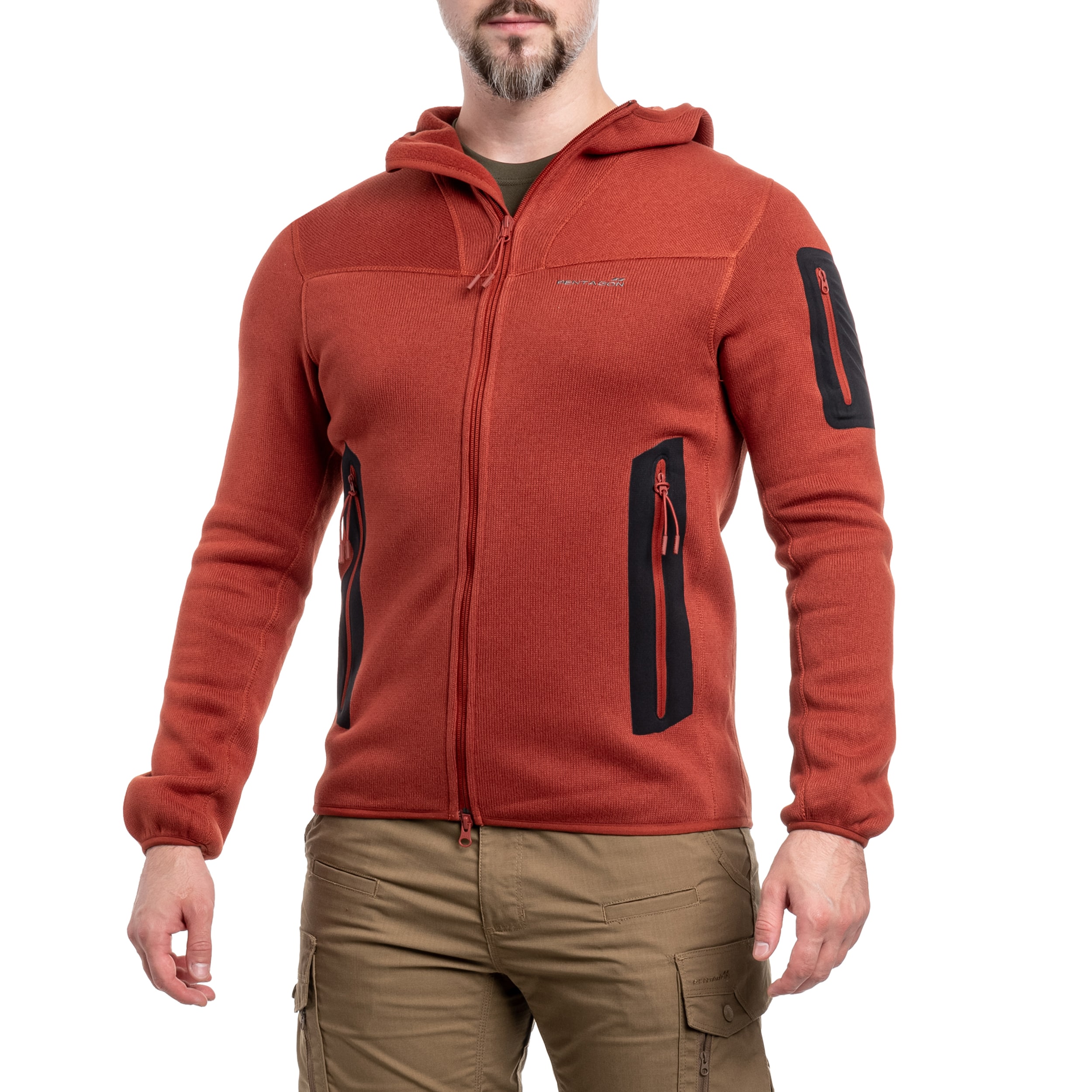 Pentagon - Falcon Pro Fleecejacke - Maroon Red