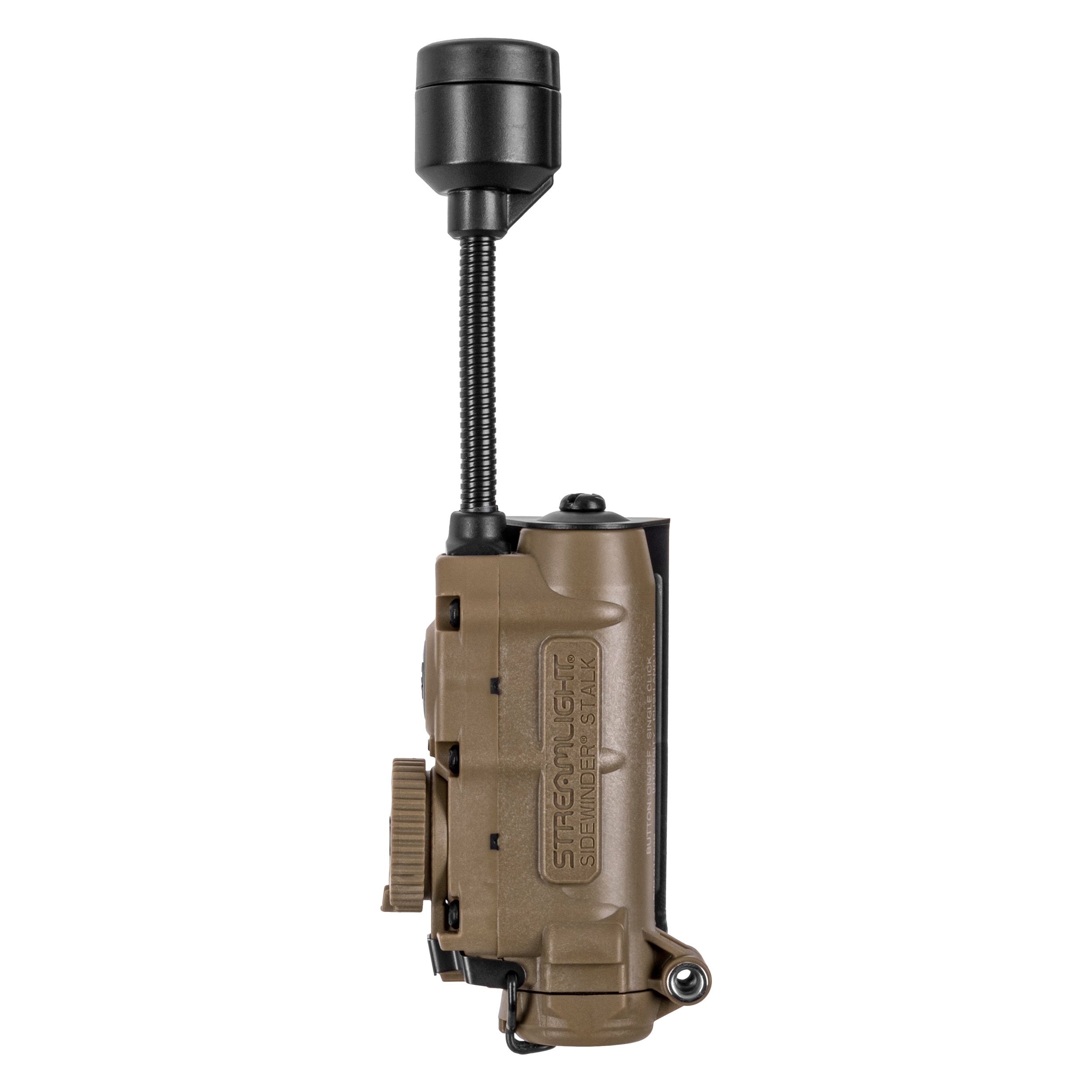 Streamlight - Helmtaschenlampe Sidewinder Stalk Helmet Arc Rail Mount Coyote - 76 Lumen