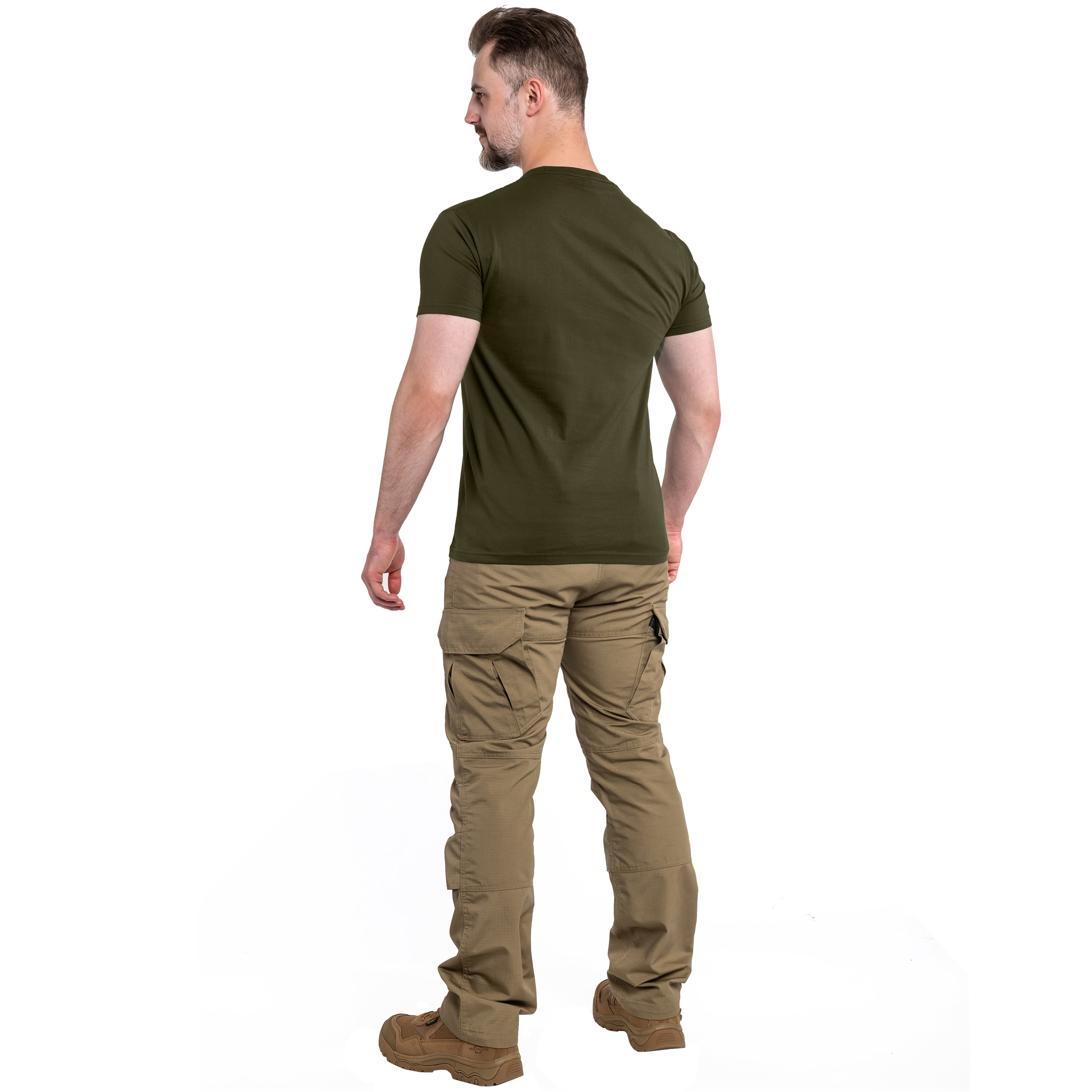 TM - Militär T-Shirt- Khaki