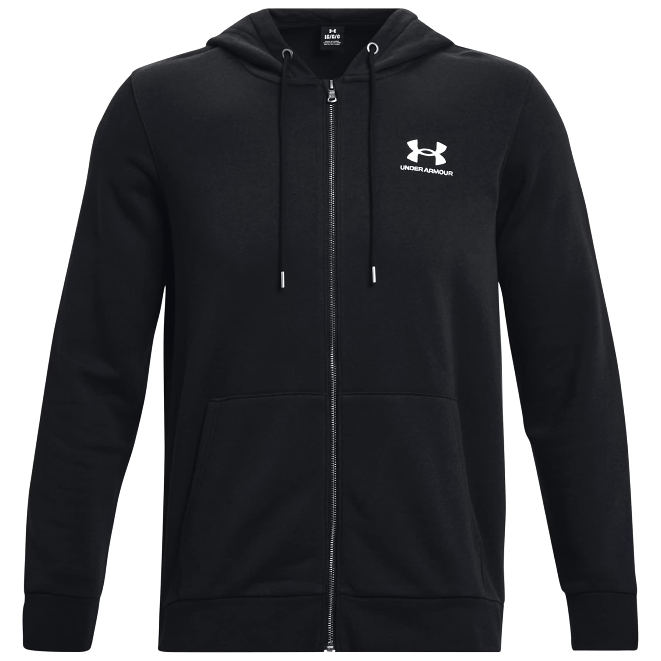 Under Armour - Icon Fleece Full-Zip Hoodie - Black