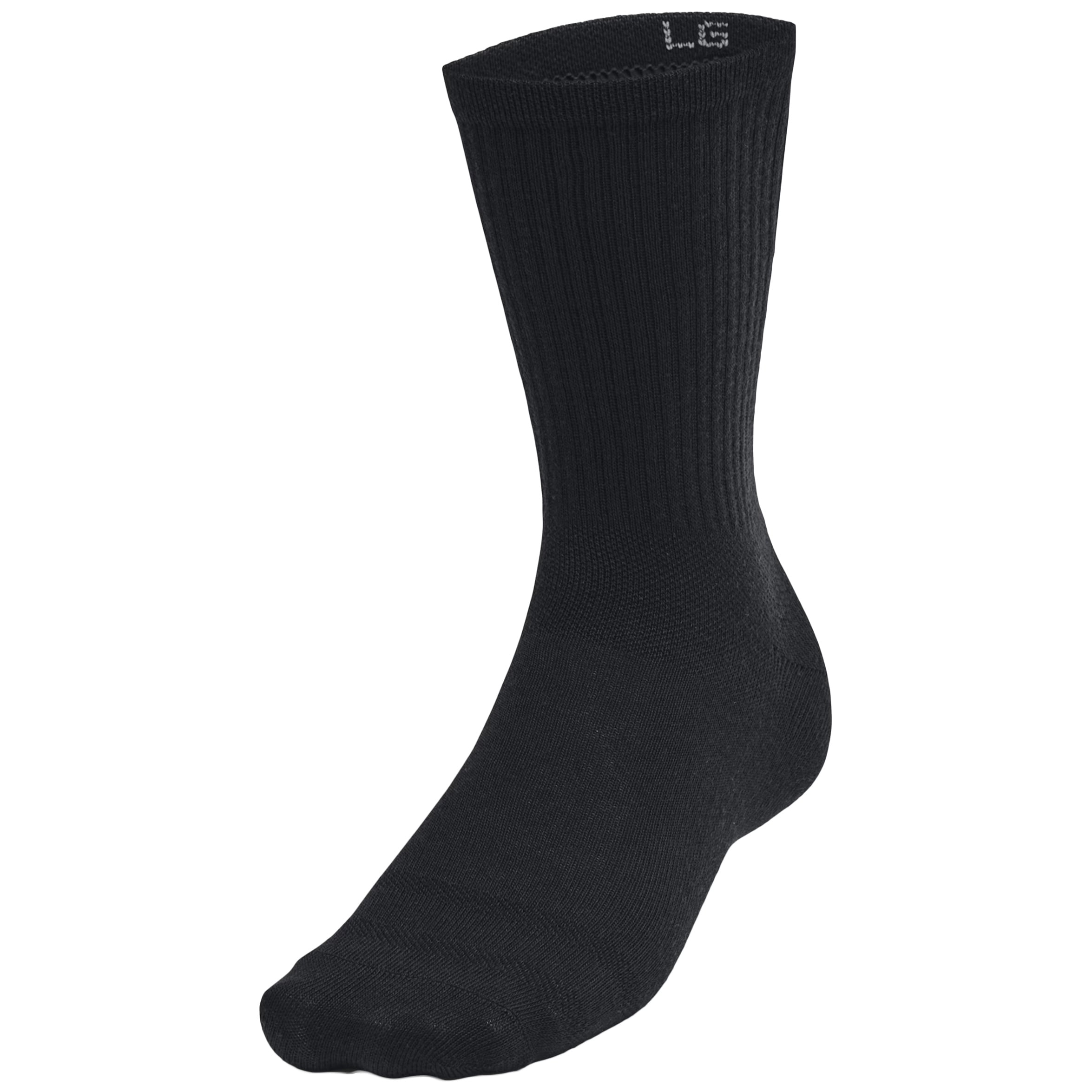 Under Armour - Essential Crew Sportsocken - 6 Paar - Black/Castlerock 