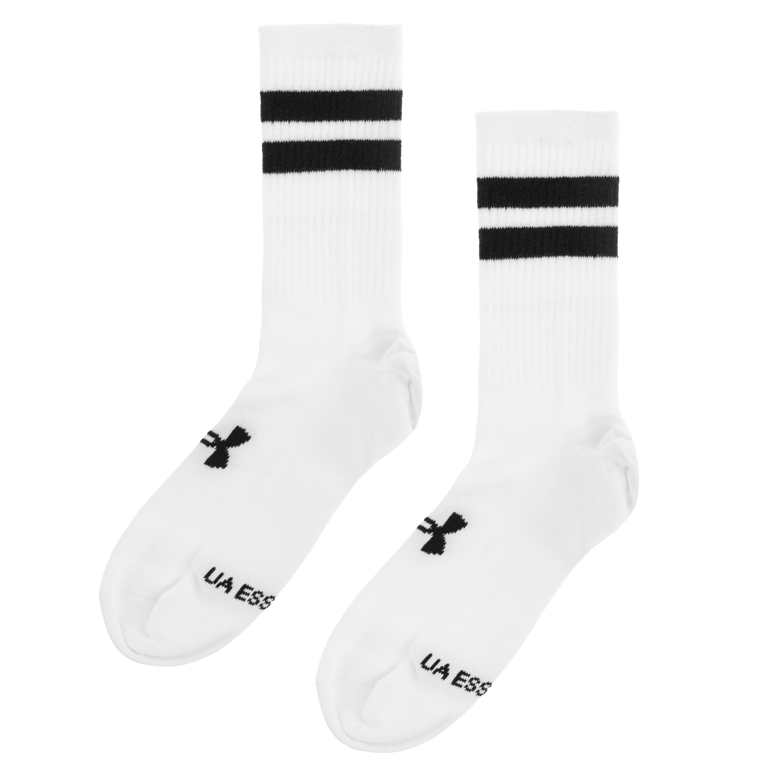 Under Armour - Essential Crew - Sportsocken 6 Paar - Black/White