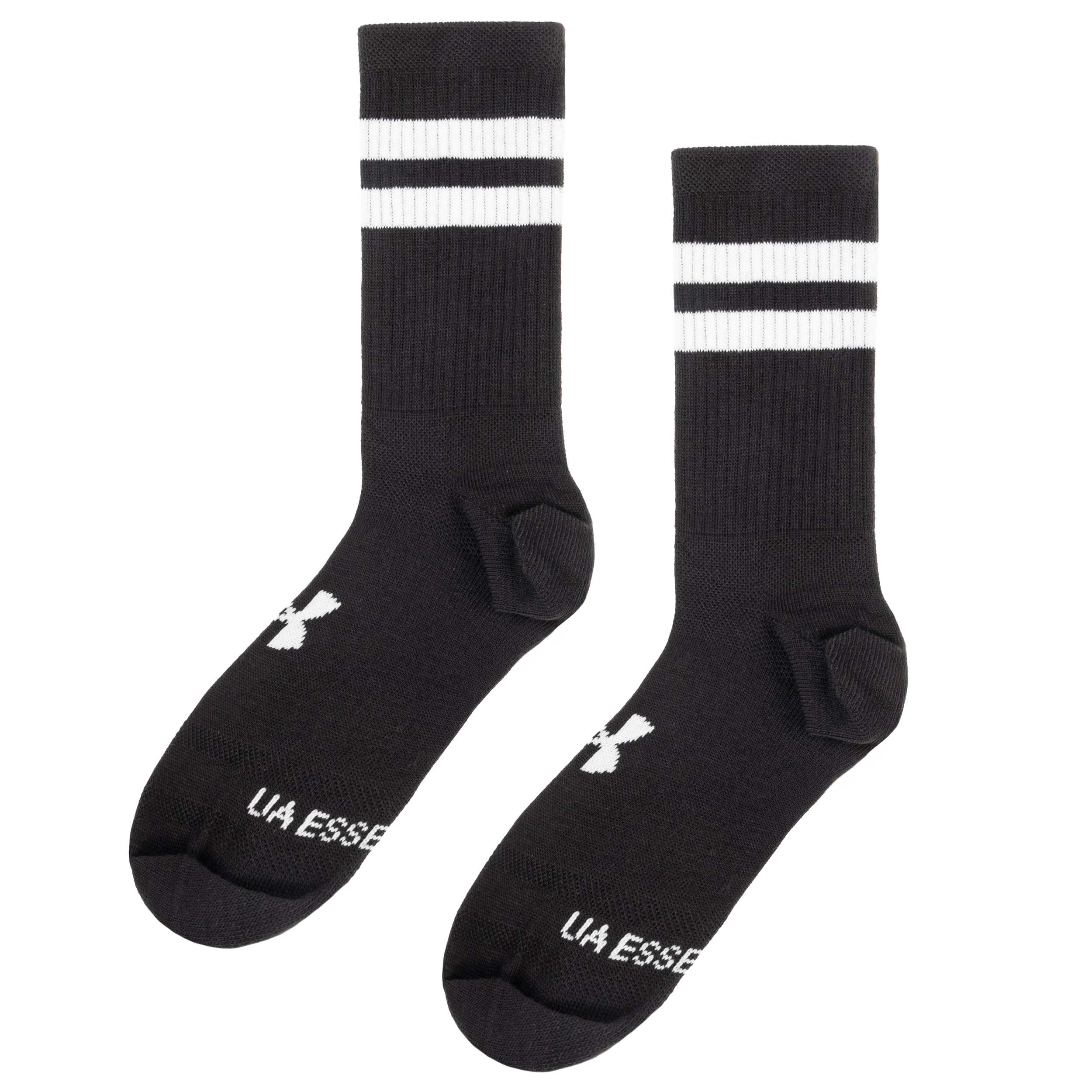 Under Armour - Essential Crew - Sportsocken 6 Paar - Black/White