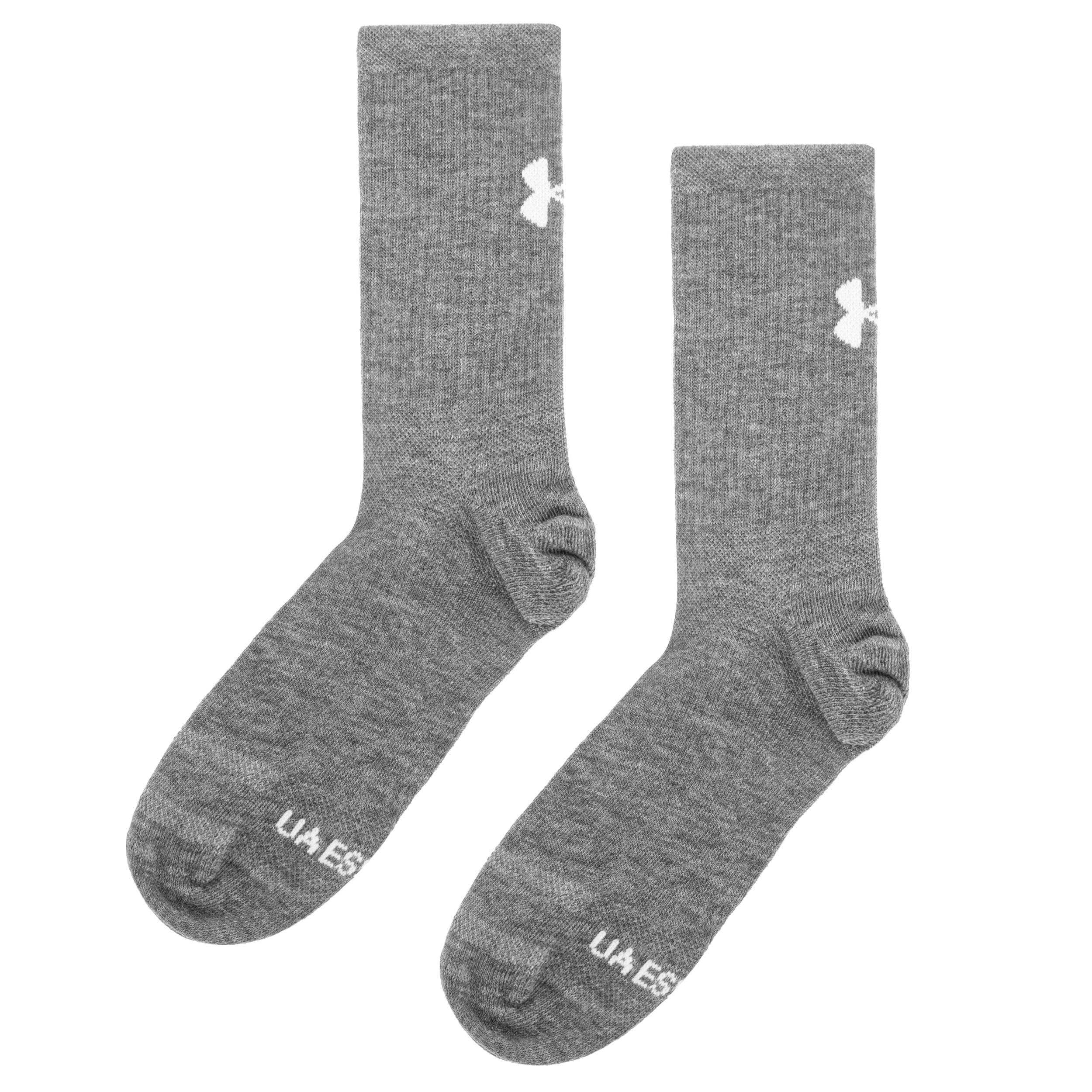 Under Armour - Essential Crew - Sportsocken 6 Paar - Black/White