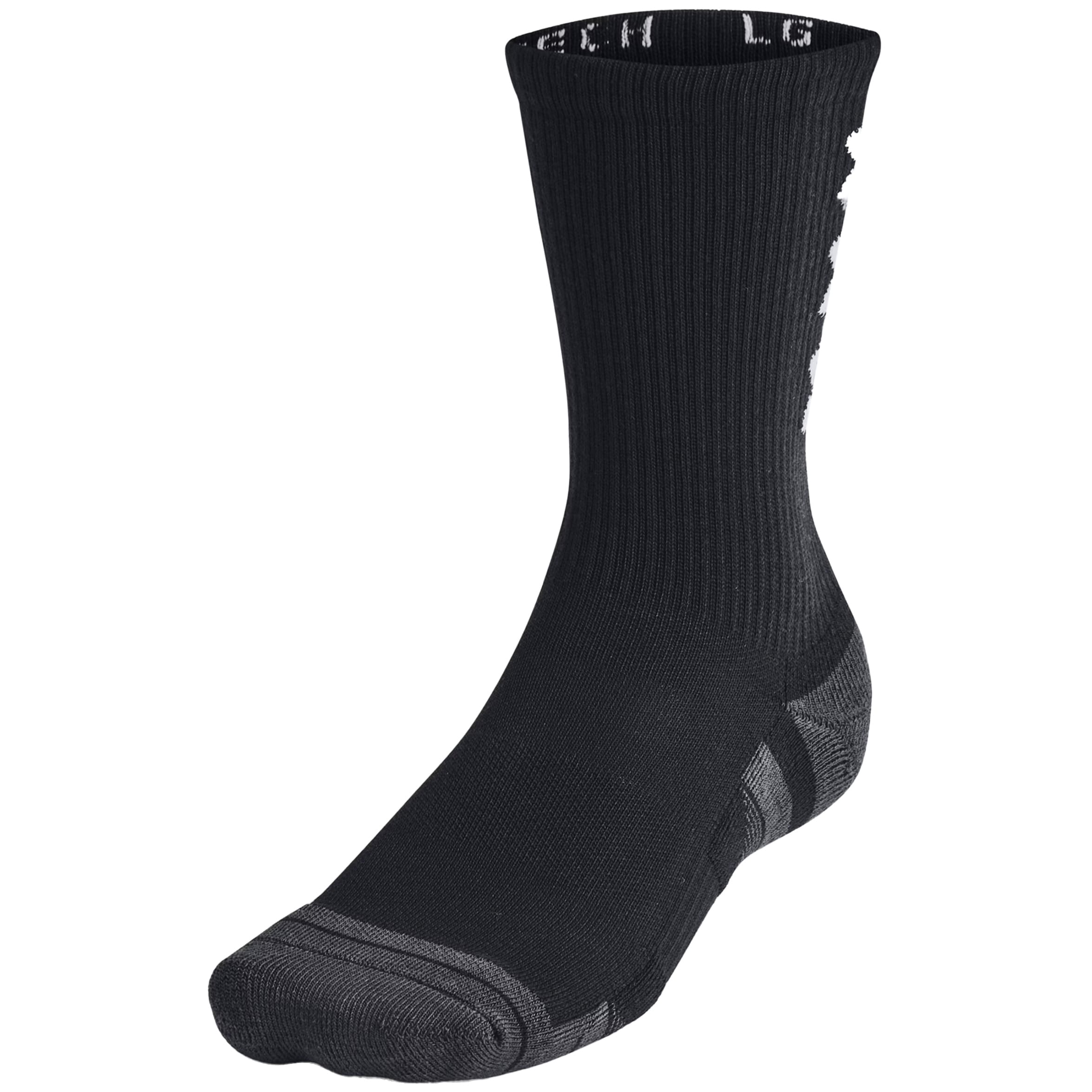 Under Armour - Performance Tech Black/White Socken - 3 Paare