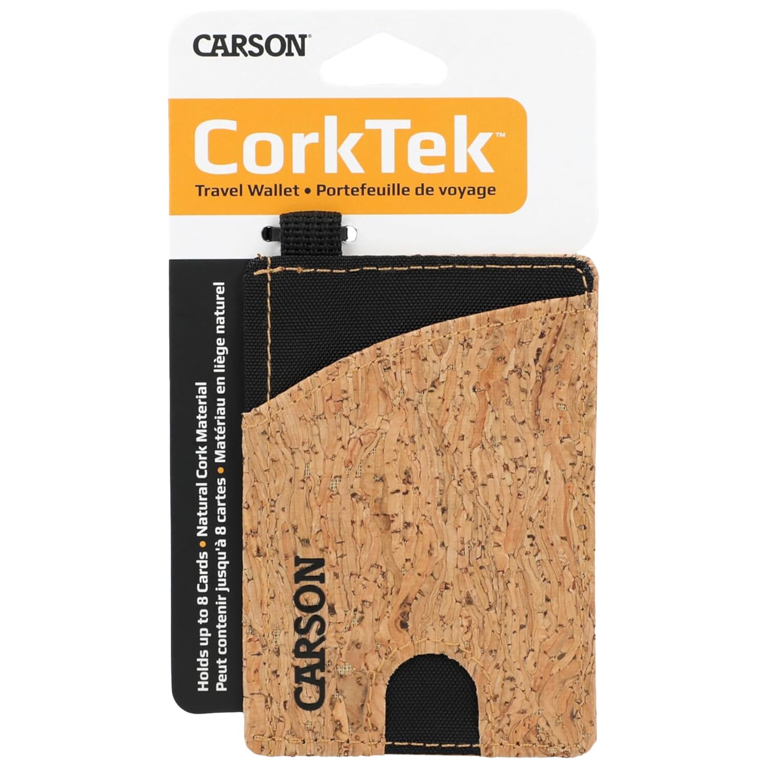 Carson - CorkTek Wasserdichte Geldbörse - Black