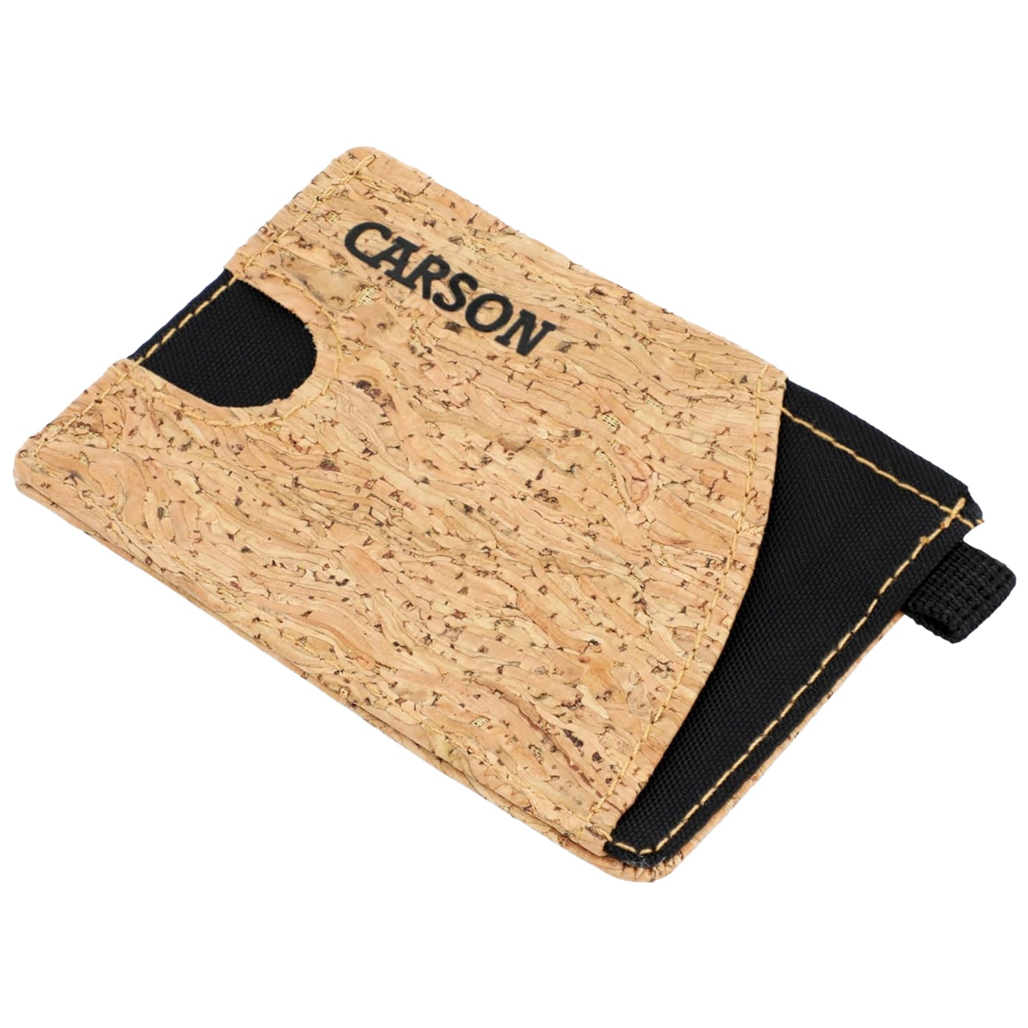 Carson - CorkTek Wasserdichte Geldbörse - Black