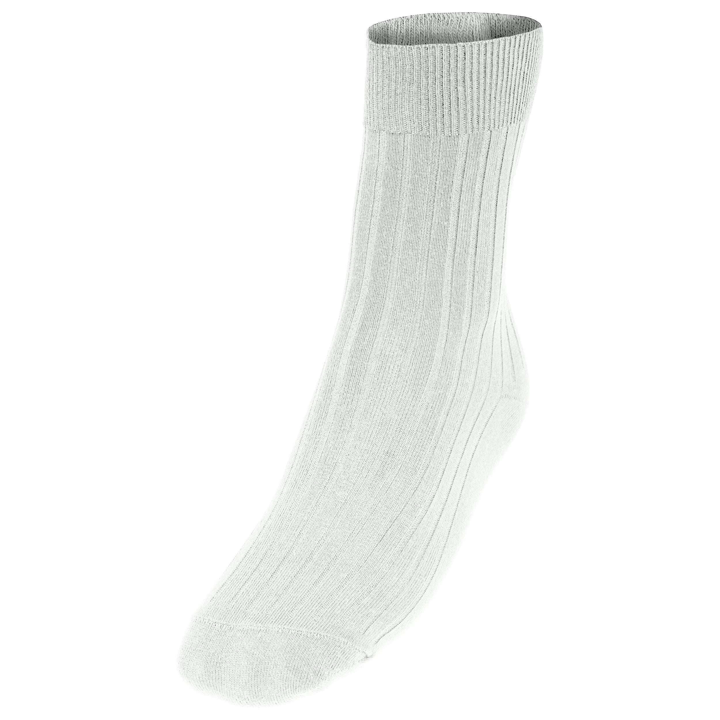 Cerber - Comfort Line Drucklose Socken - Weiß