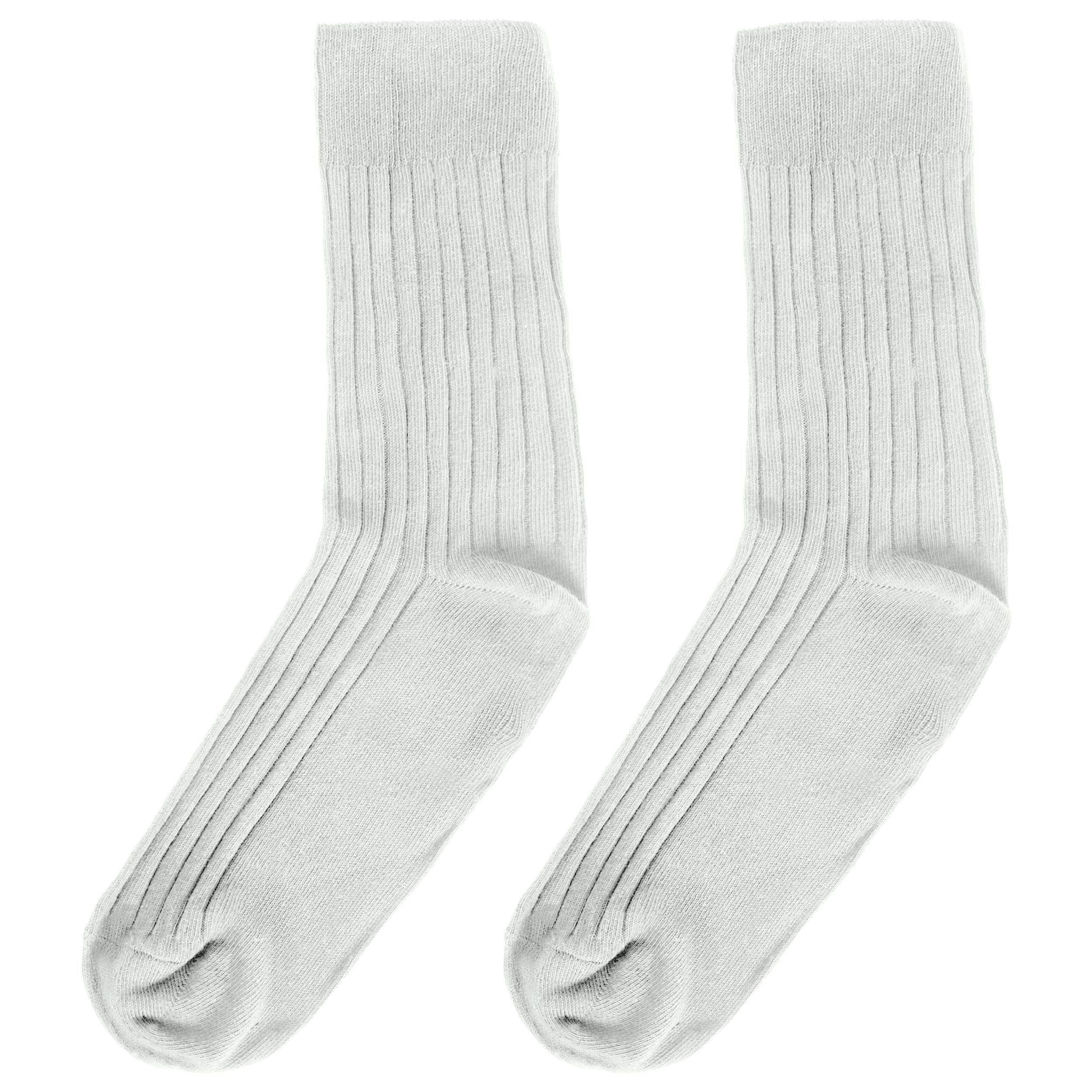 Cerber - Comfort Line Drucklose Socken - Weiß