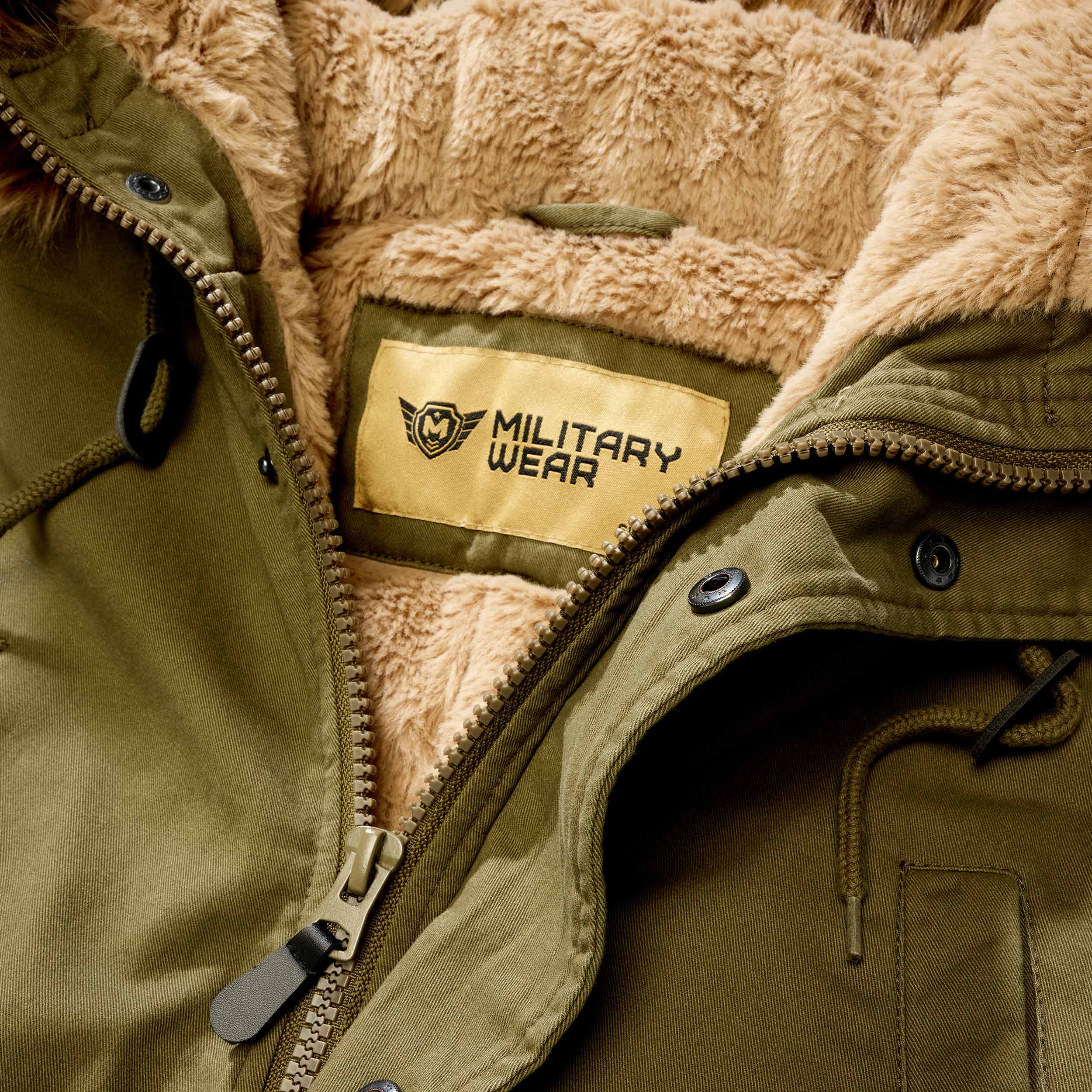 Military Wear - Fish Tail Parka Jacke - Olive