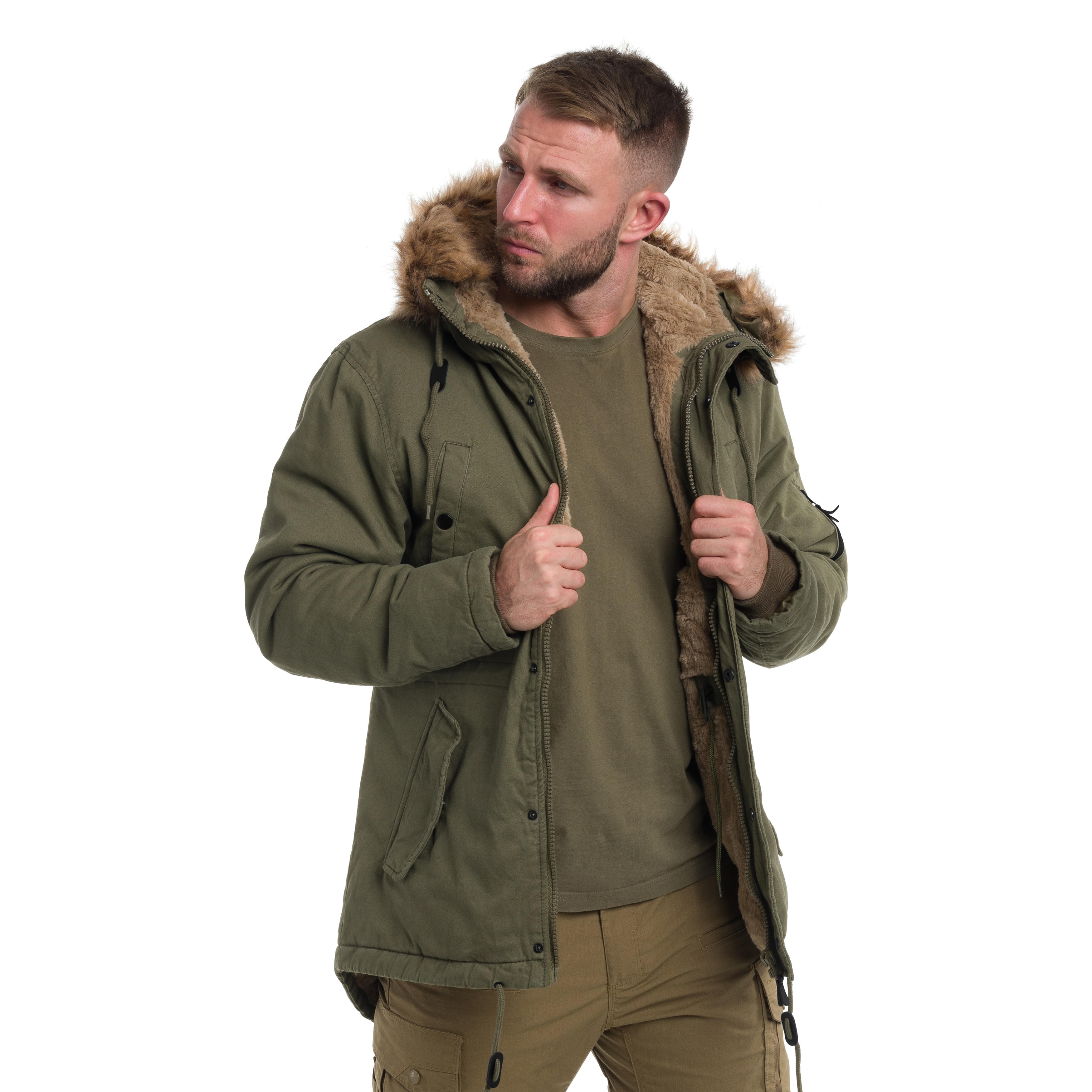 Military Wear - Fish Tail Parka Jacke - Olive