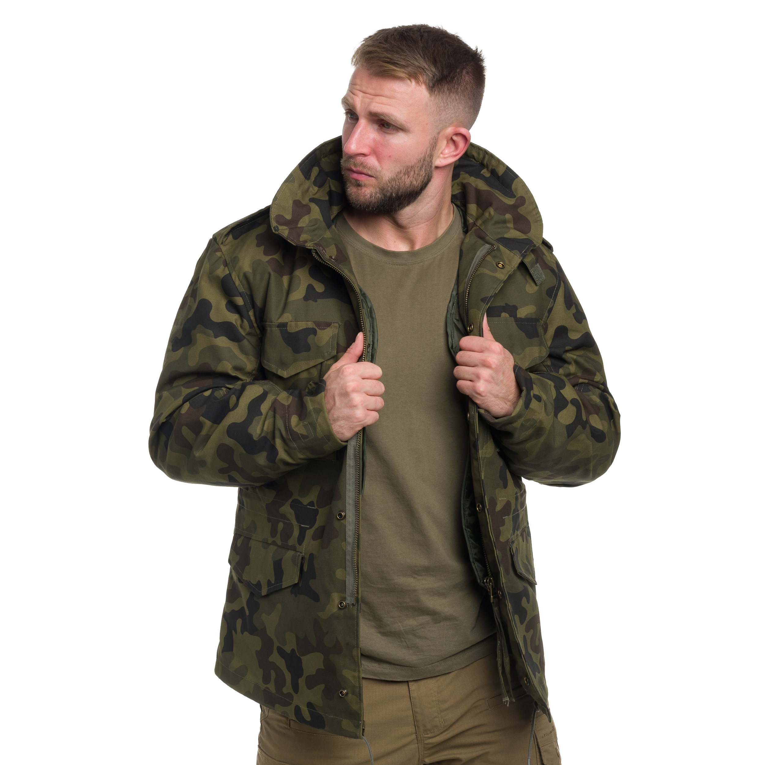 Military Wear - M65 Classic Jacke - wz.93 Pantera PL Woodland