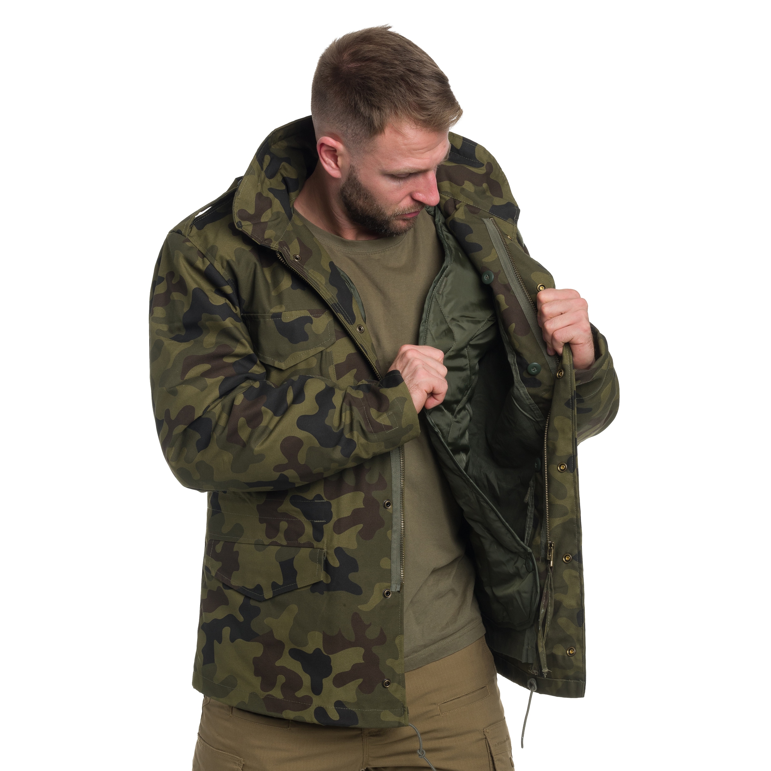 Military Wear - M65 Classic Jacke - wz.93 Pantera PL Woodland
