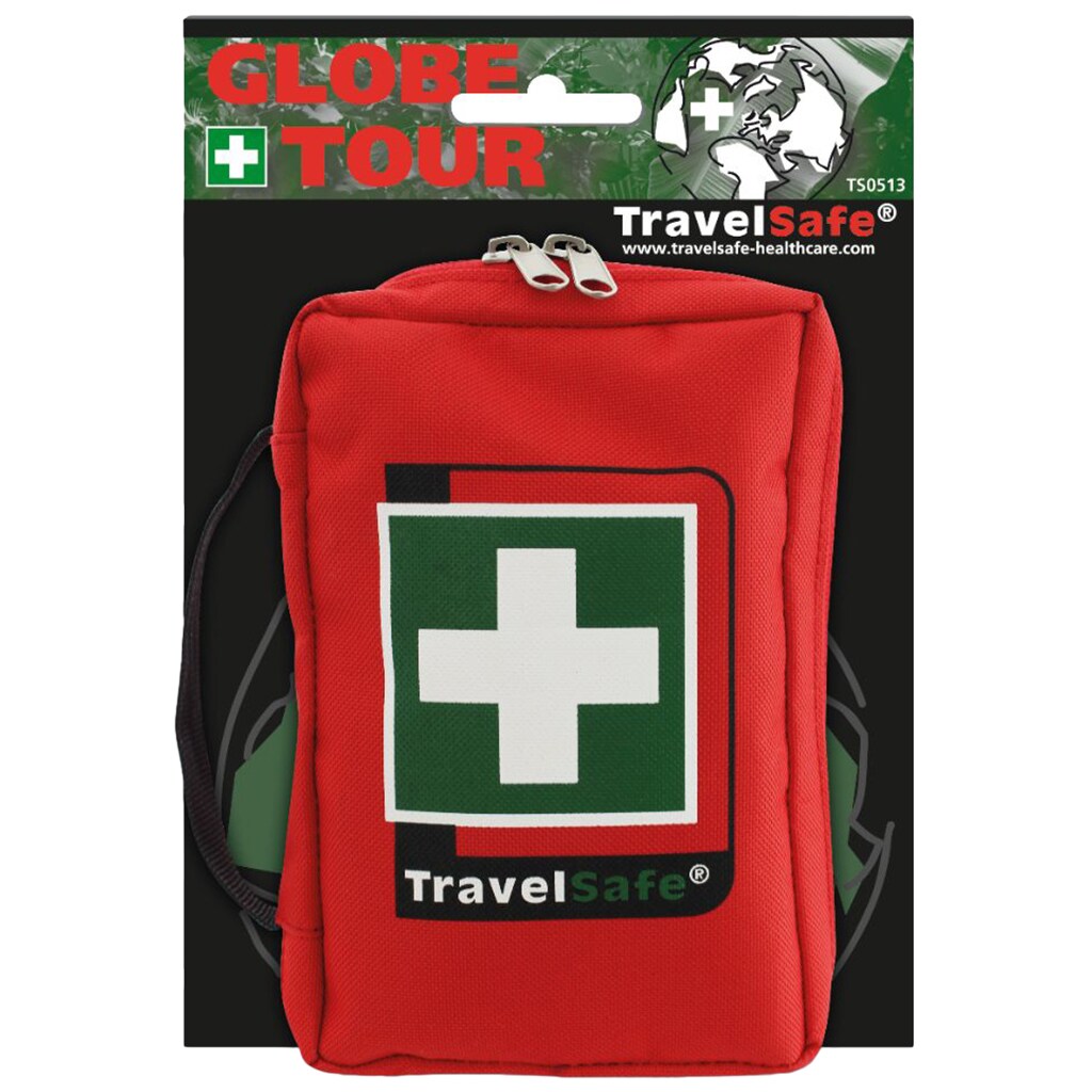 TravelSafe - Globe Tour - Erste-Hilfe-Kasten - Red