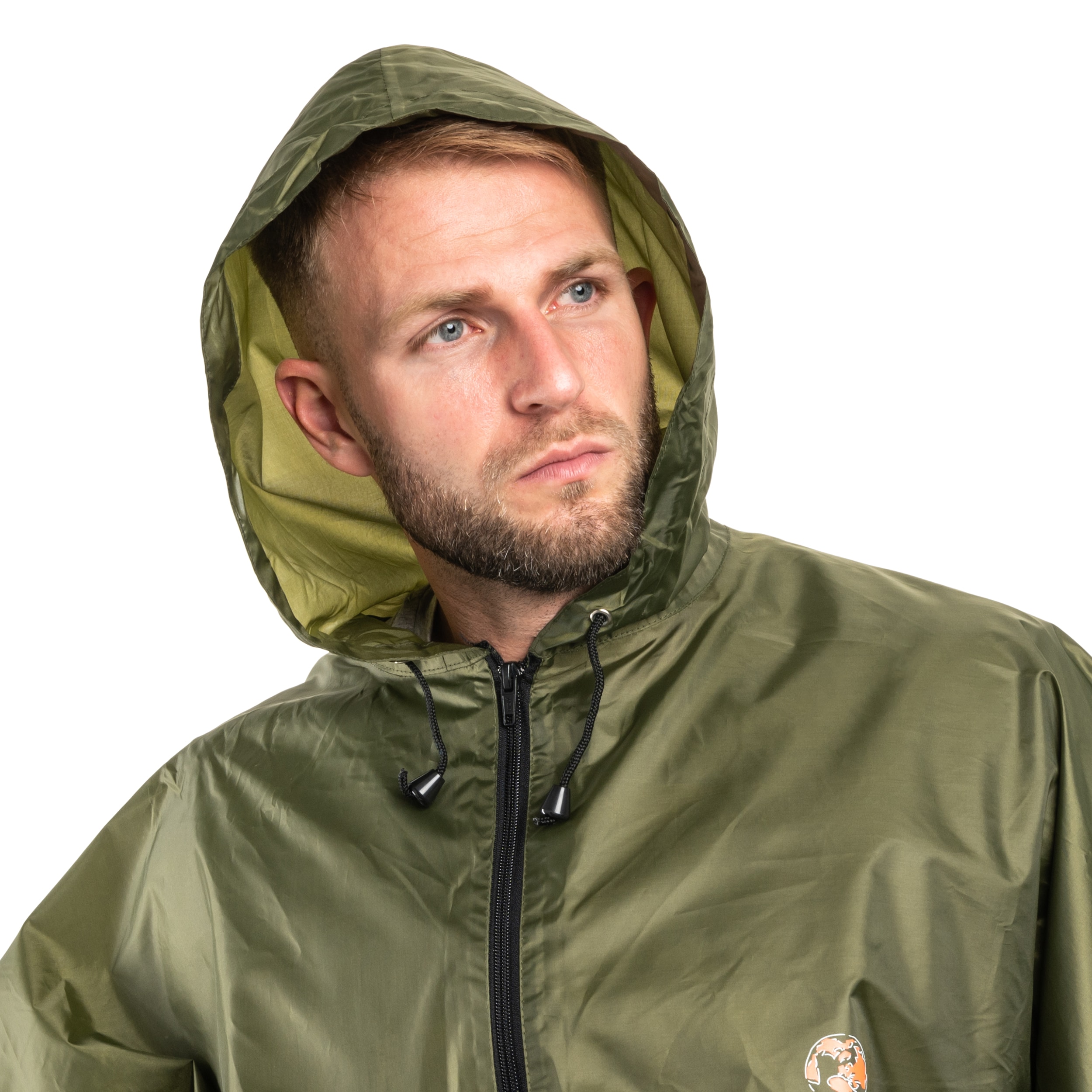 TravelSafe - Zipper Extension Regenponcho - Olive