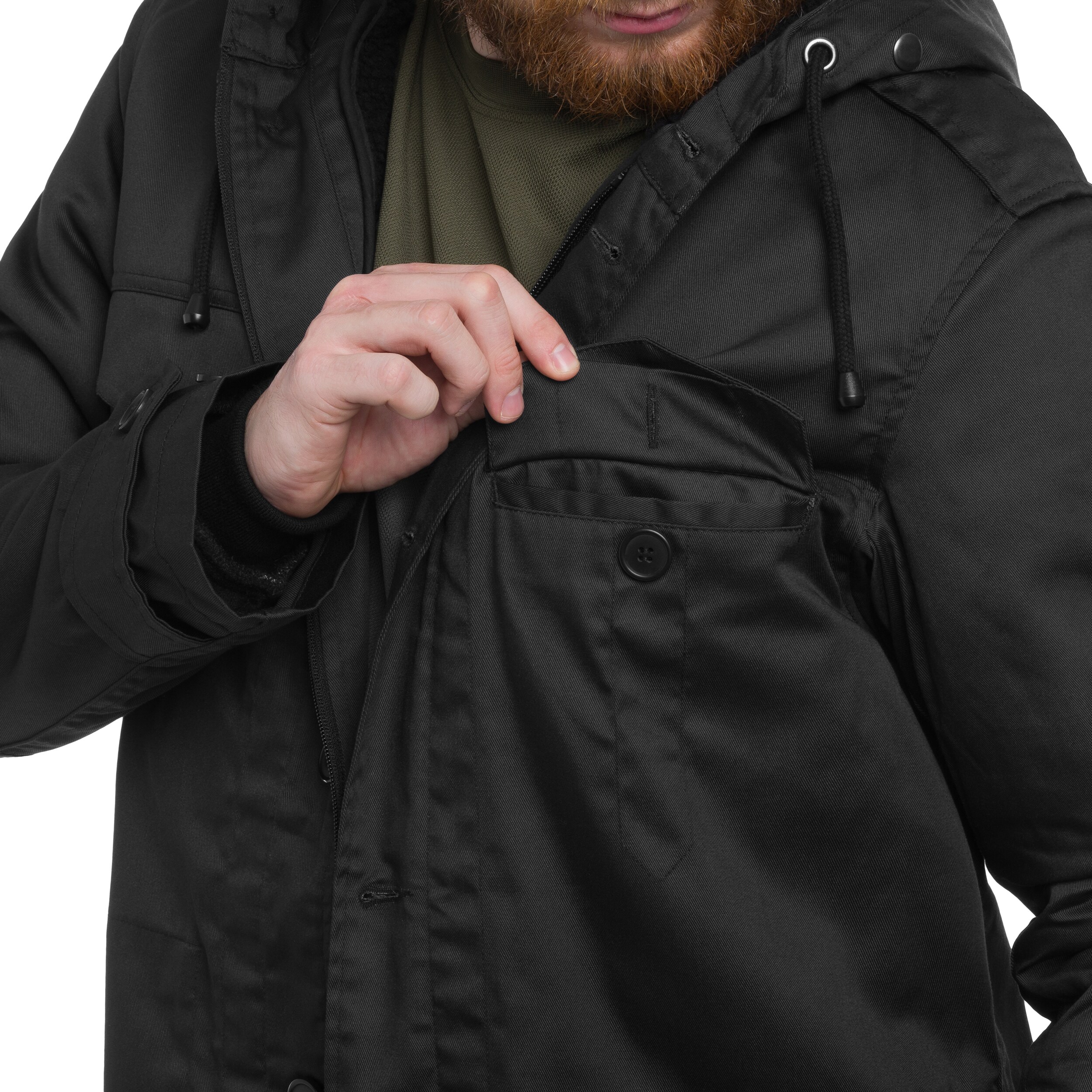 Brandit - BW Parka Forest Jacke - Black