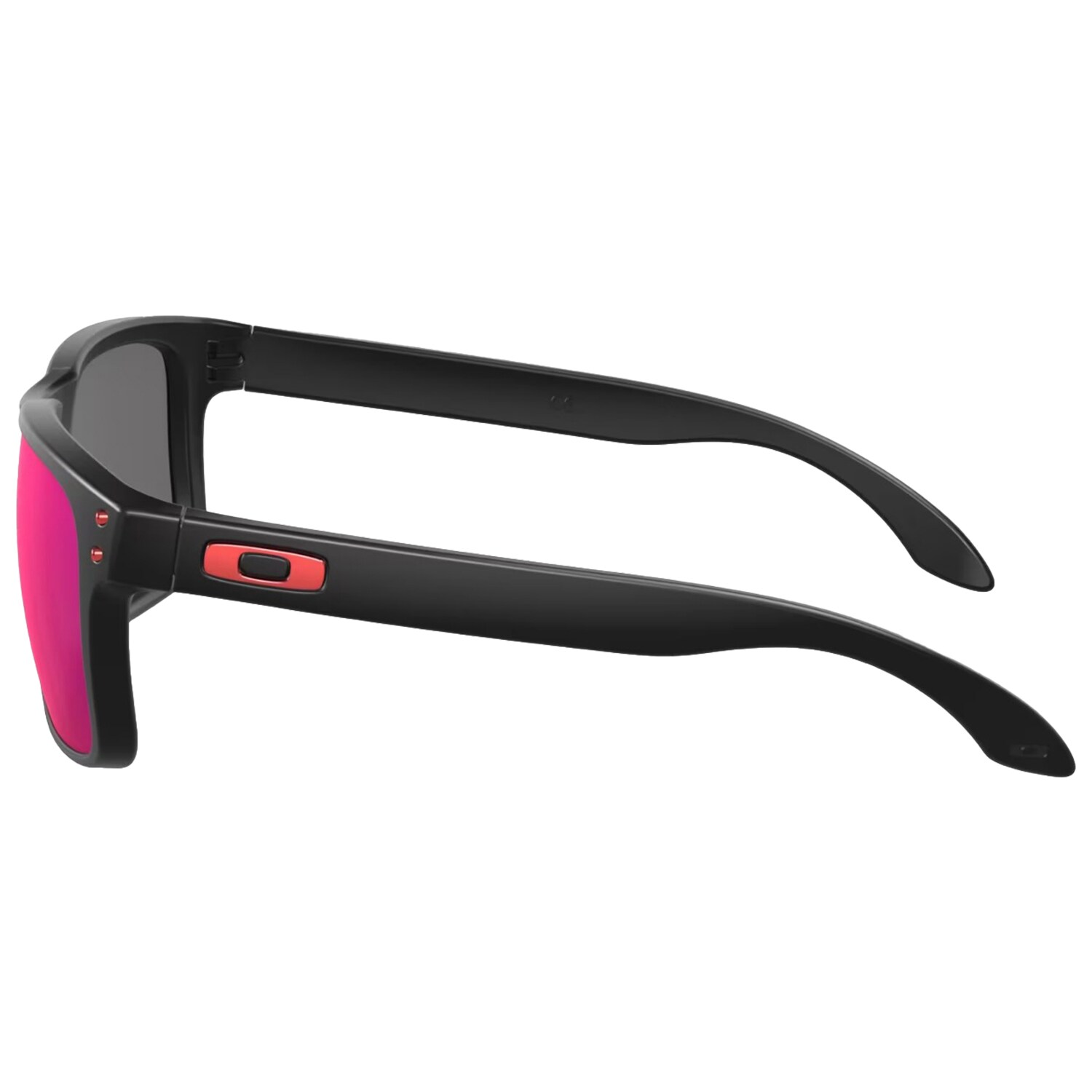 Oakley - Holbrook Sonnenbrille - Matte Black/Red Iridium Lenses