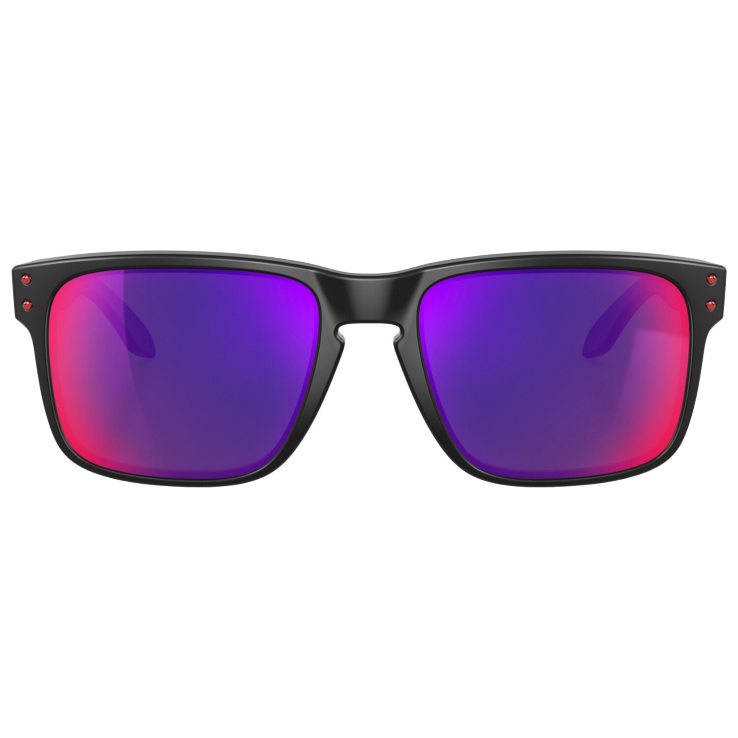 Oakley - Holbrook Sonnenbrille - Matte Black/Red Iridium Lenses