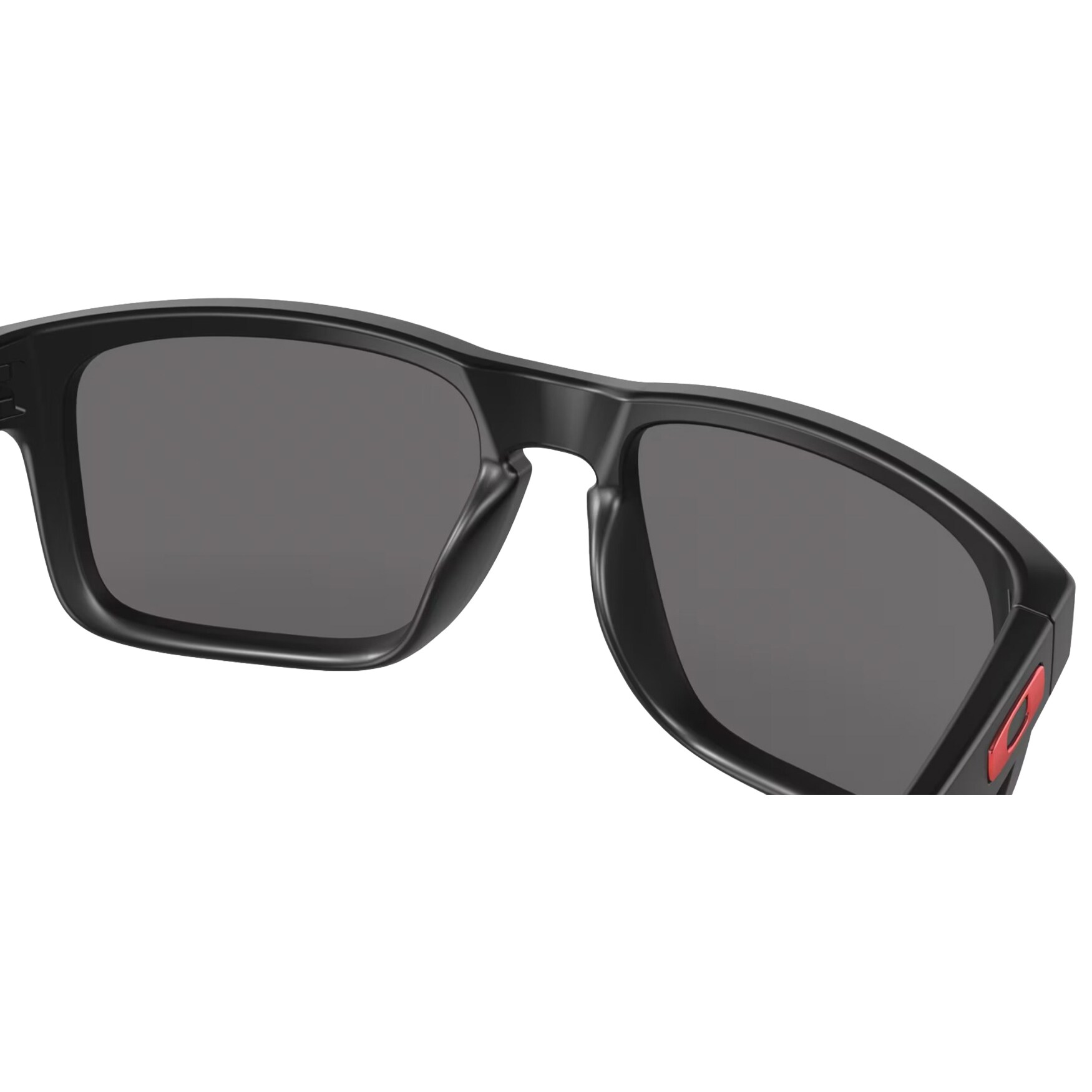 Oakley - Holbrook Sonnenbrille - Matte Black/Red Iridium Lenses