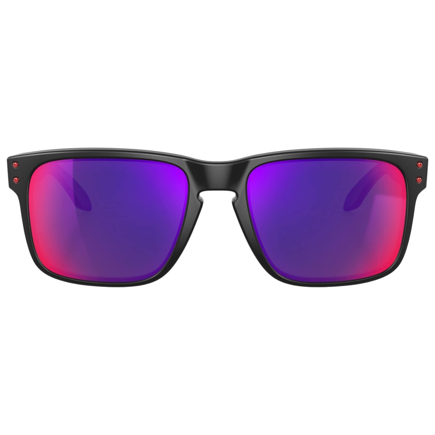 Oakley - Holbrook Sonnenbrille - Matte Black/Red Iridium Lenses