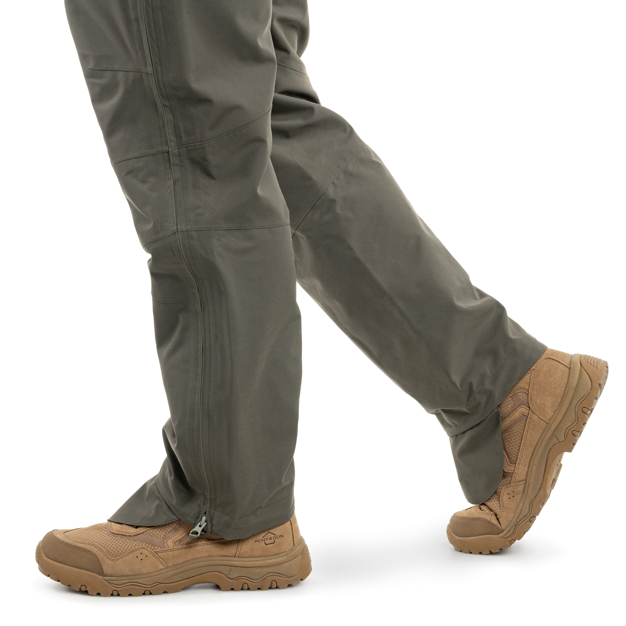 UF PRO - Monsoon XT Tactical Rain Pants - Wasserdichte Regenhose - Brown Grey