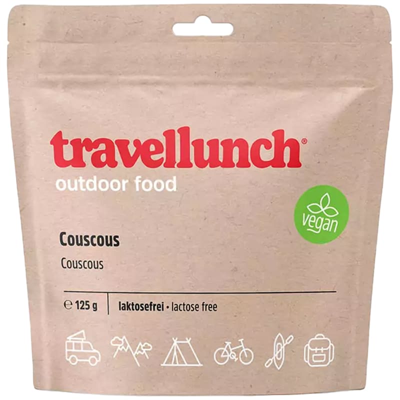 Travellunch - Gefriergetrocknete Lebensmittel - Veganer Couscous - laktosefrei - 125 g