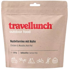 LYOFOOD - Travellunch Gefriergetrocknete Lebensmittel - Hot-Pot mit Huhn und Nudeln - laktosefrei - 250 g
