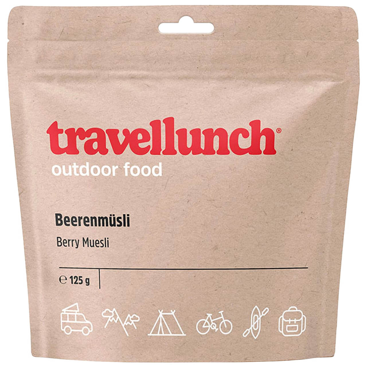 Travellunch - Gefriergetrocknete Lebensmittel - Blaubeermüsli 125 g