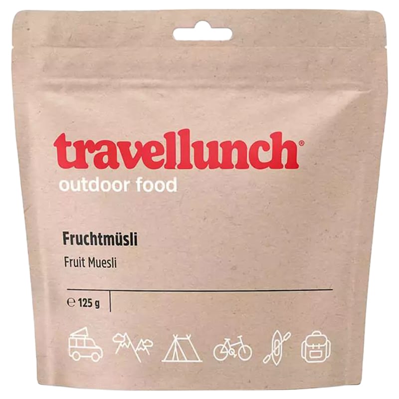 Travellunch - Gefriergetrocknetes Lebensmittel - Fruchtmüsli mit Milch 125 g