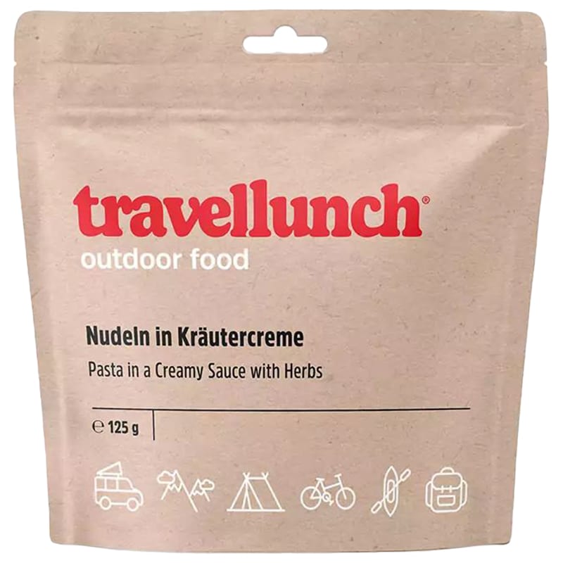 Travellunch - Nudeln in Sahnesoße mit Kräutern und Karotten - 125 g