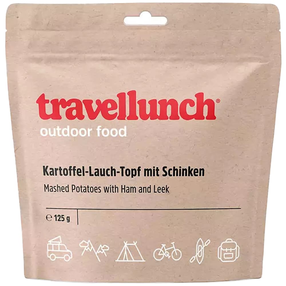 Travellunch - Gefriergetrocknete Lebensmittel - Kartoffelpüree mit Schinken und Lauch 125 g