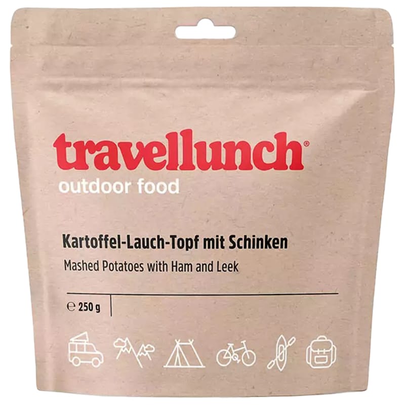 Travellunch - Gefriergetrocknete Lebensmittel - Kartoffelpüree mit Schinken und Lauch 250 g
