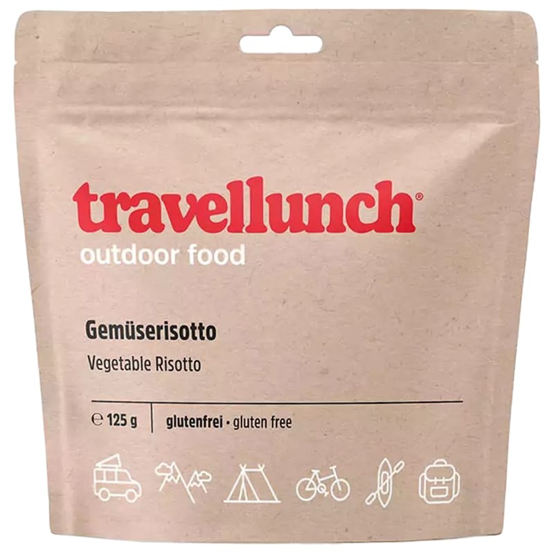 Travellunch - Gefriergetrocknete Lebensmittel - Risotto mit Gemüse, Pilzen und Kräutern 125 g
