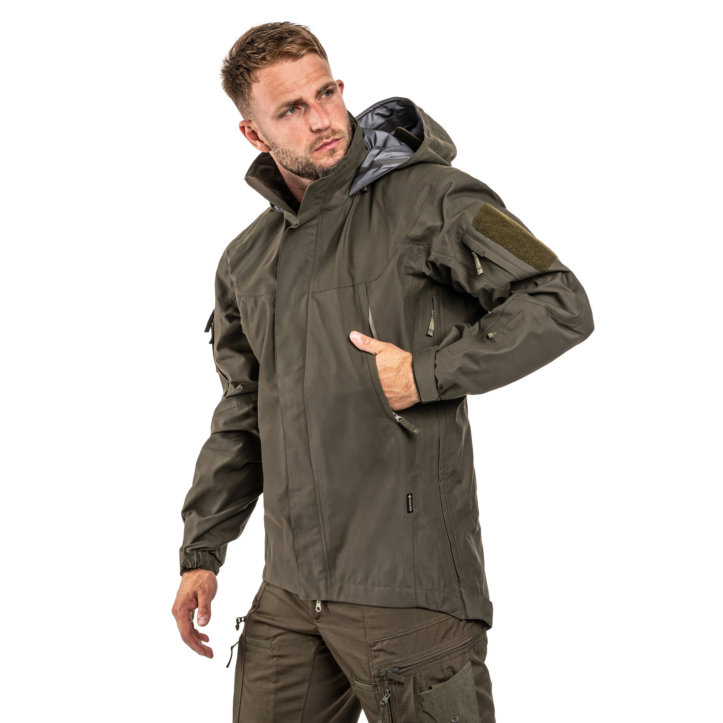 UF PRO - Monsoon XT Gen.2 Tactical Rain Jacket - Regenjacke - Brown Grey