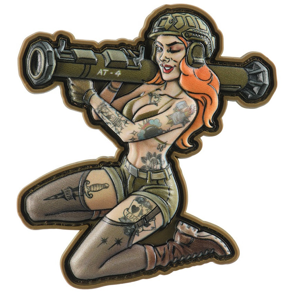 M-Tac - Tactical Girl No. 10 PVC Tattoo Aufnäher  - Olive