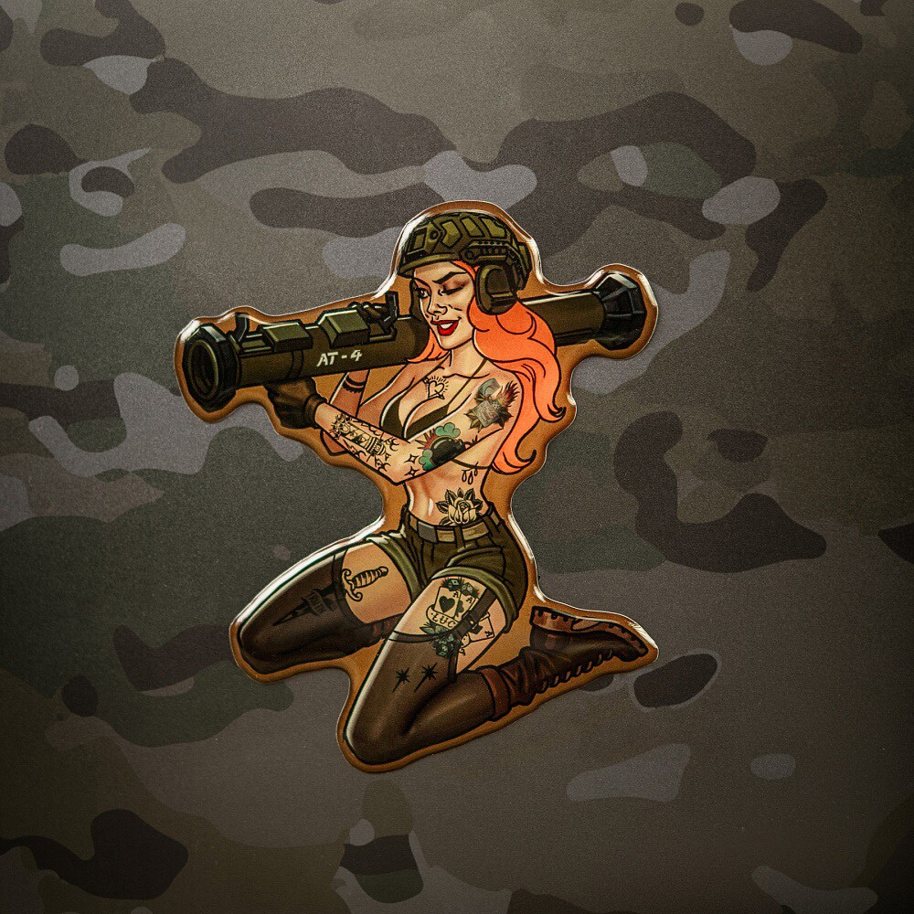 M-Tac - Tactical Girl No. 10 AT4 Tattoo - Sticker