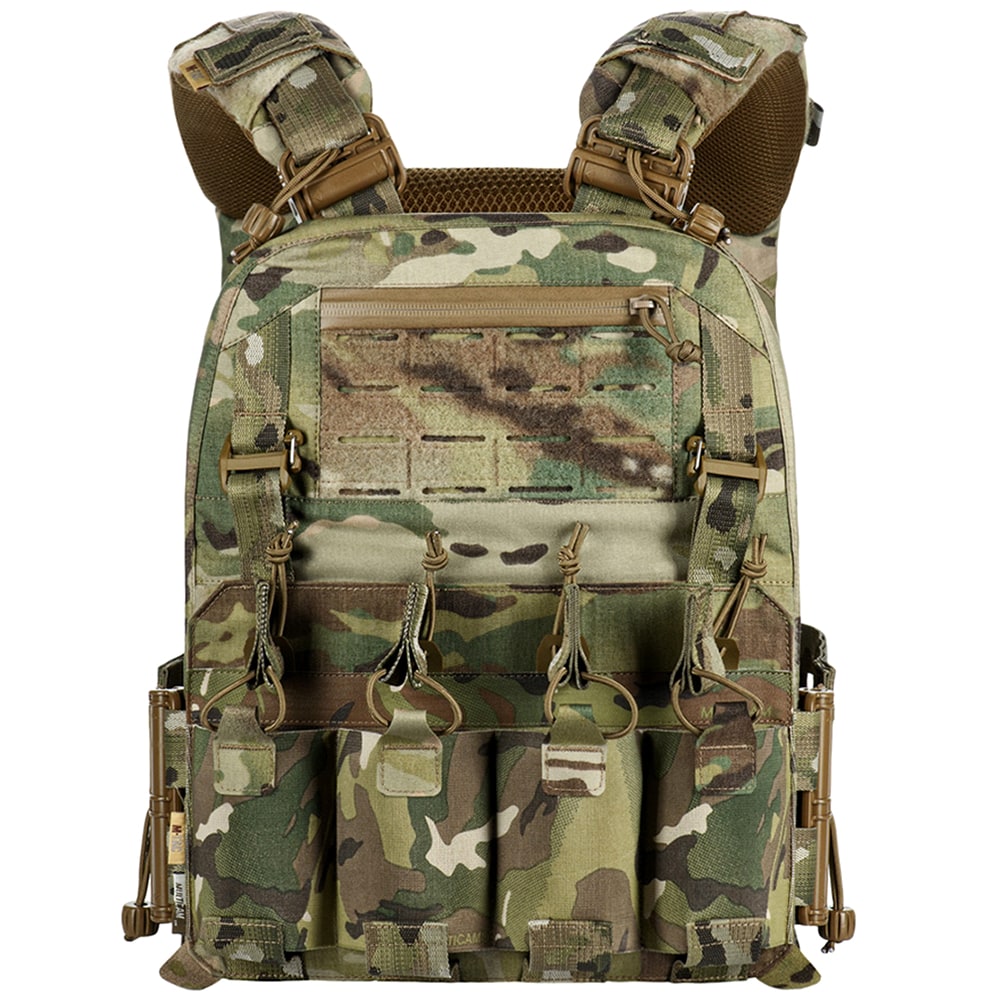 M-Tac - Cuirass Fast Elite - Plate Carrier Taktische Weste für L/XL-Platten - MultiCam