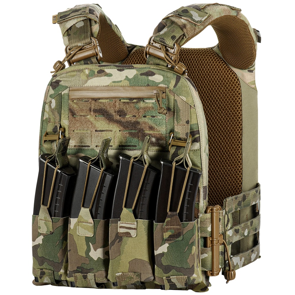 M-Tac - Cuirass Fast Elite - Plate Carrier Taktische Weste für L/XL-Platten - MultiCam