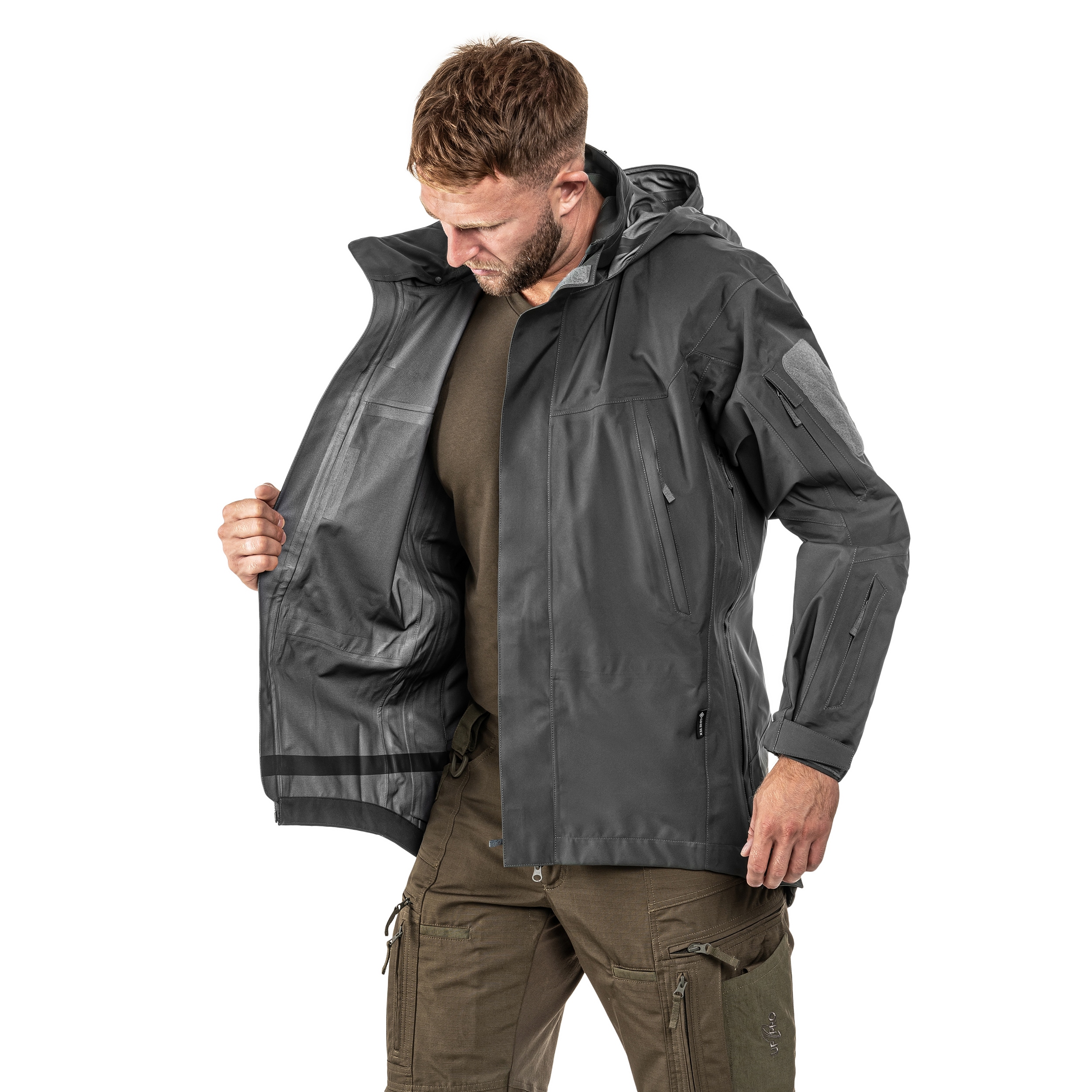 UF PRO - Monsoon XT Gen.2 Tactical Rain Jacket - Regenjacke - Steel Grey