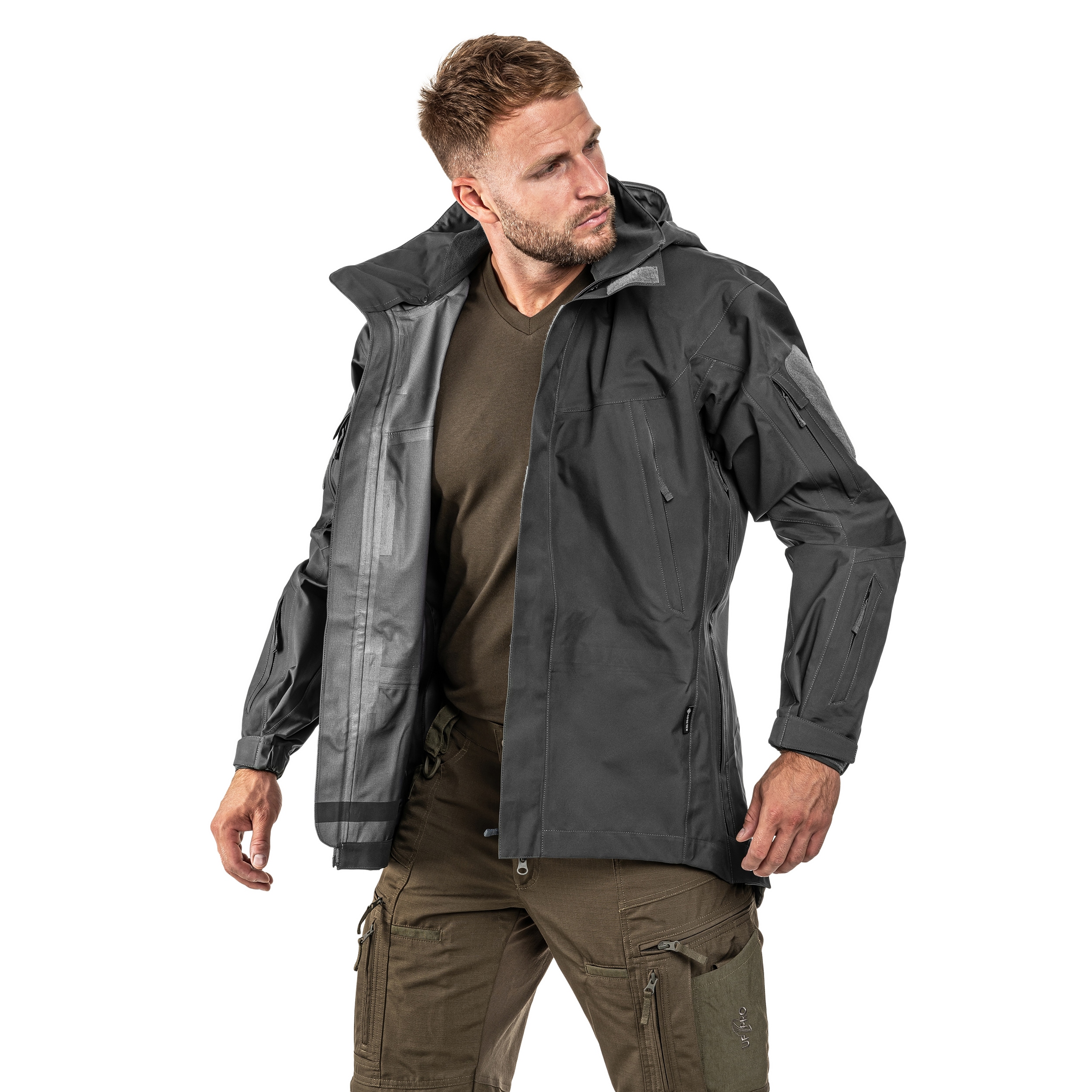 UF PRO - Monsoon XT Gen.2 Tactical Rain Jacket - Regenjacke - Steel Grey
