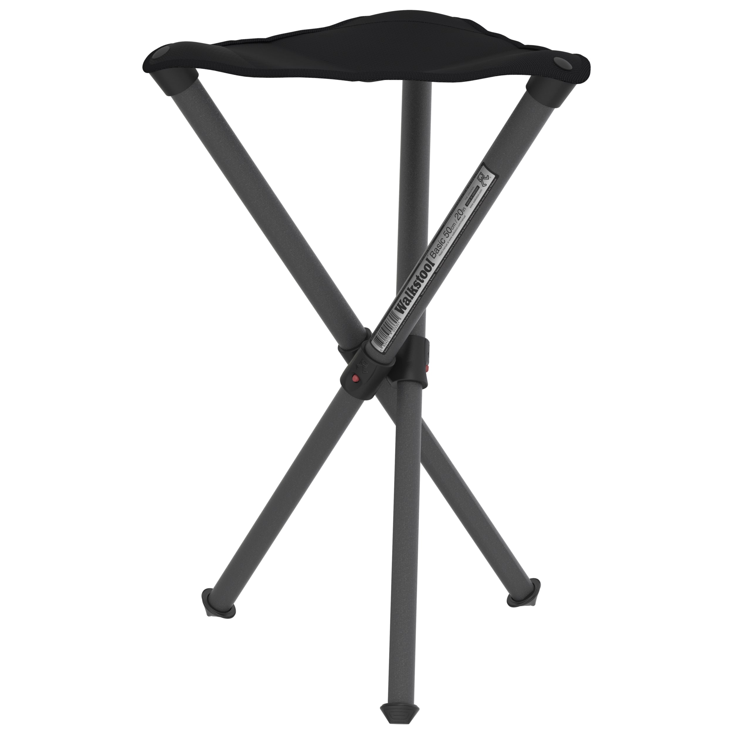 Walkstool - Basic 50 - Faltbarer Campingstuhl - Black/Grey