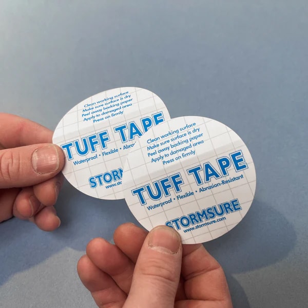 Stormsure - Tuff Tape 75 mm - Set von runden Patches - 2 Stk.