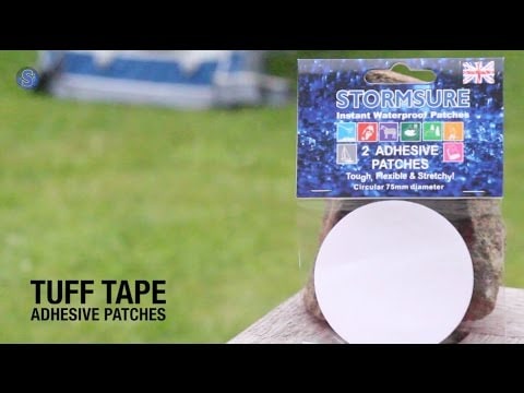 Stormsure - Tuff Tape 75 mm - Set von runden Patches - 2 Stk.