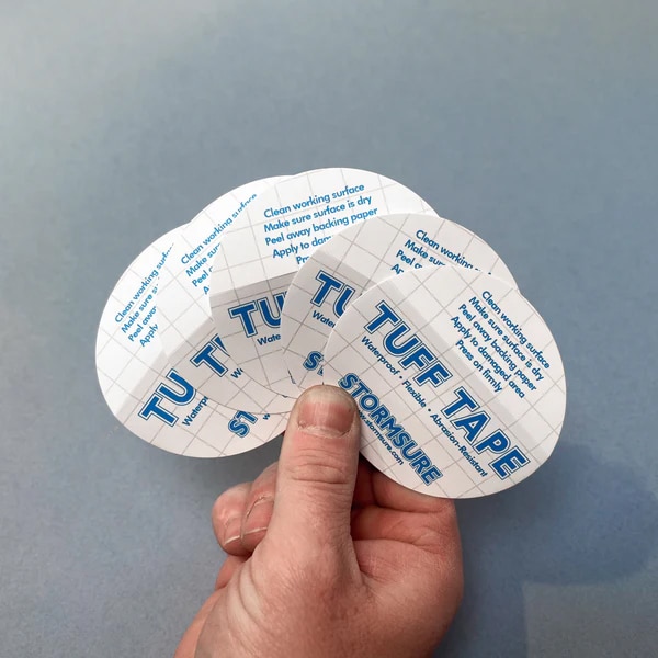 Stormsure - Tuff Tape 75 mm - Set von runden Patches - 5 Stk.