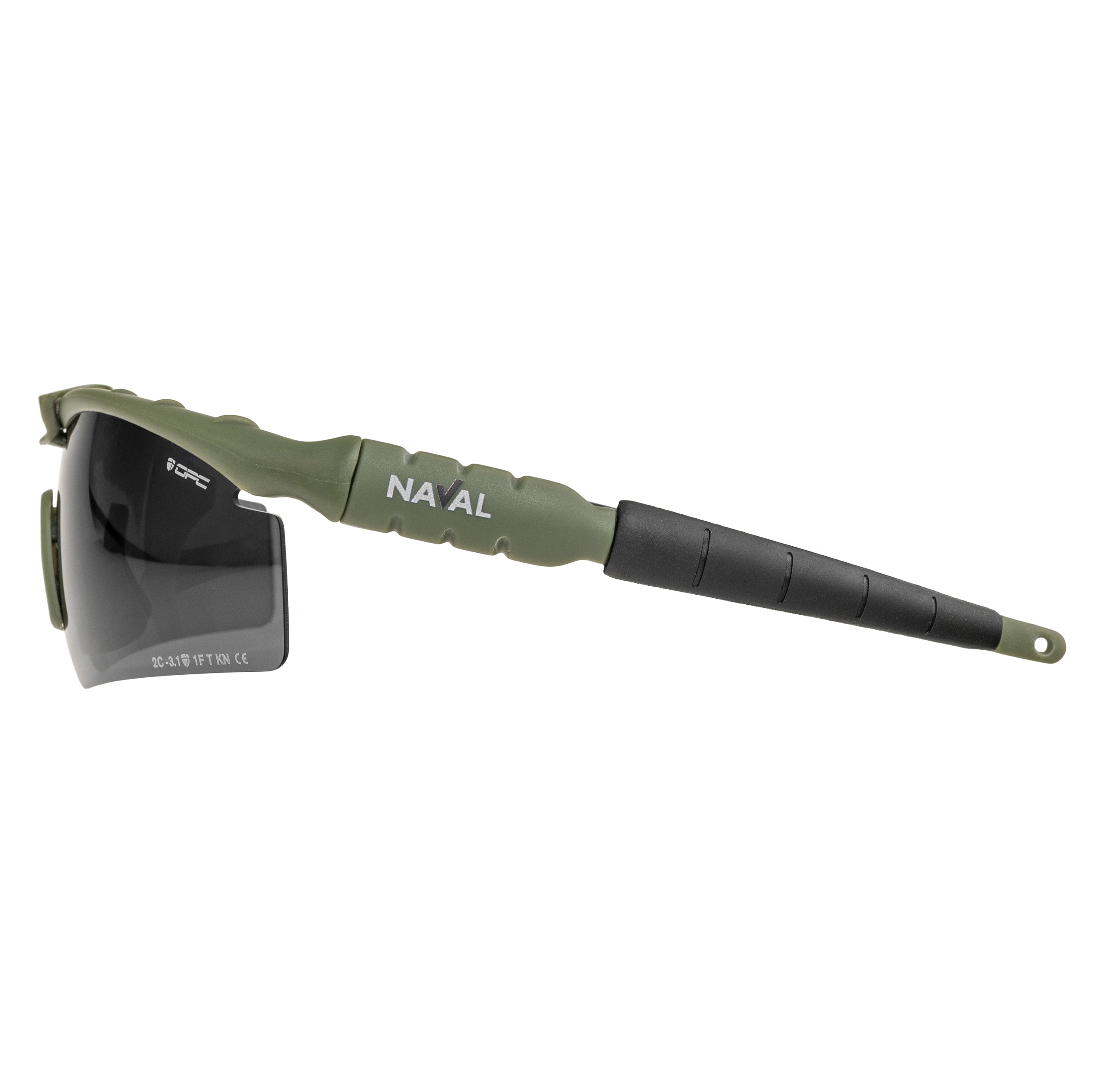 OPC Sport - Tactic Naval Set Taktische Brille - Matt Green/Smoke/Yellow