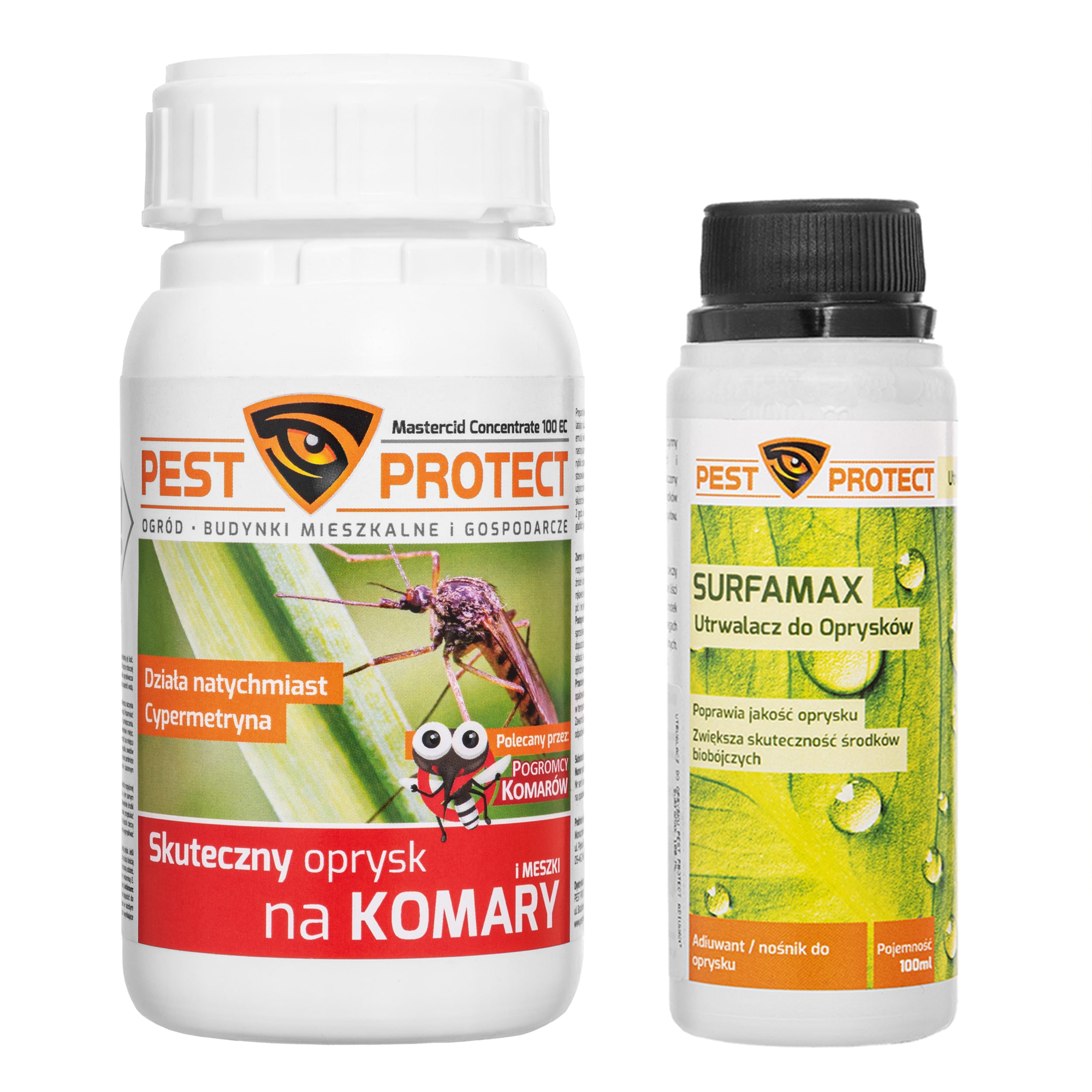 Pest Protect Mücken- und Zeckenschutzmittel 250 ml + Fixiermittel 100 ml - Set