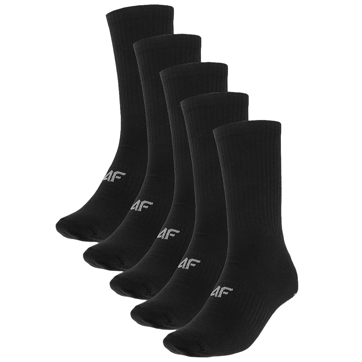 4F - M285 - Socken - Schwarz - 5 Paar