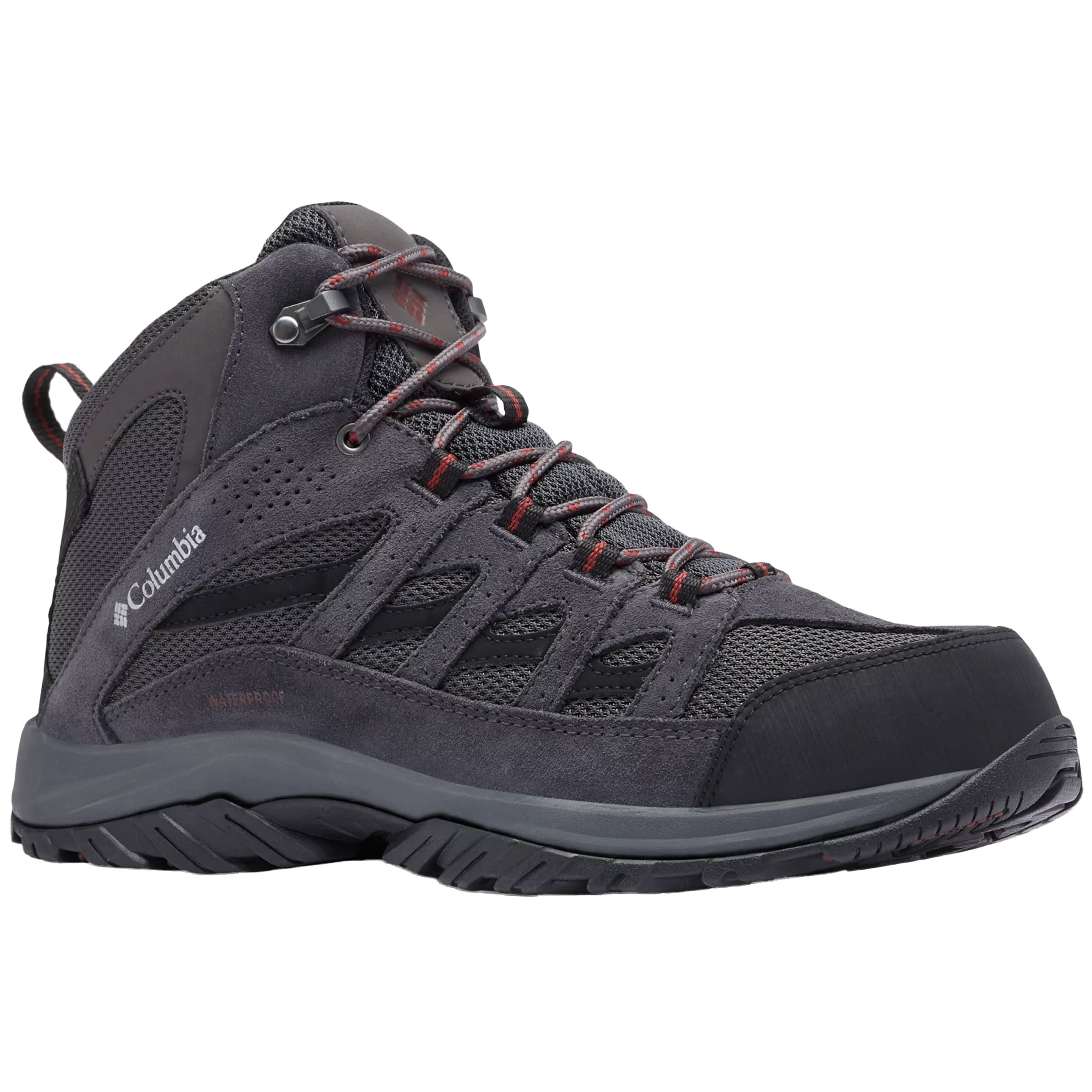 Columbia - Crestwood Mid WP - Schuhe - Dark Grey/Deep Rust